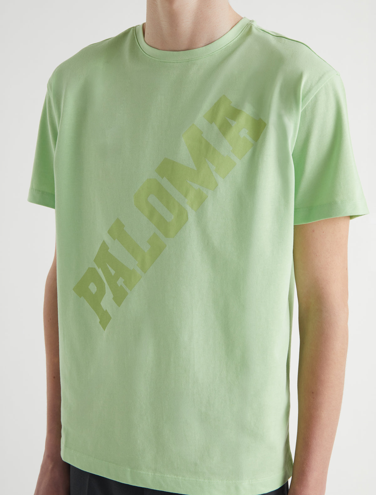 PALOMA-Green reversible t-shit with 'Paloma' print – paloma wool