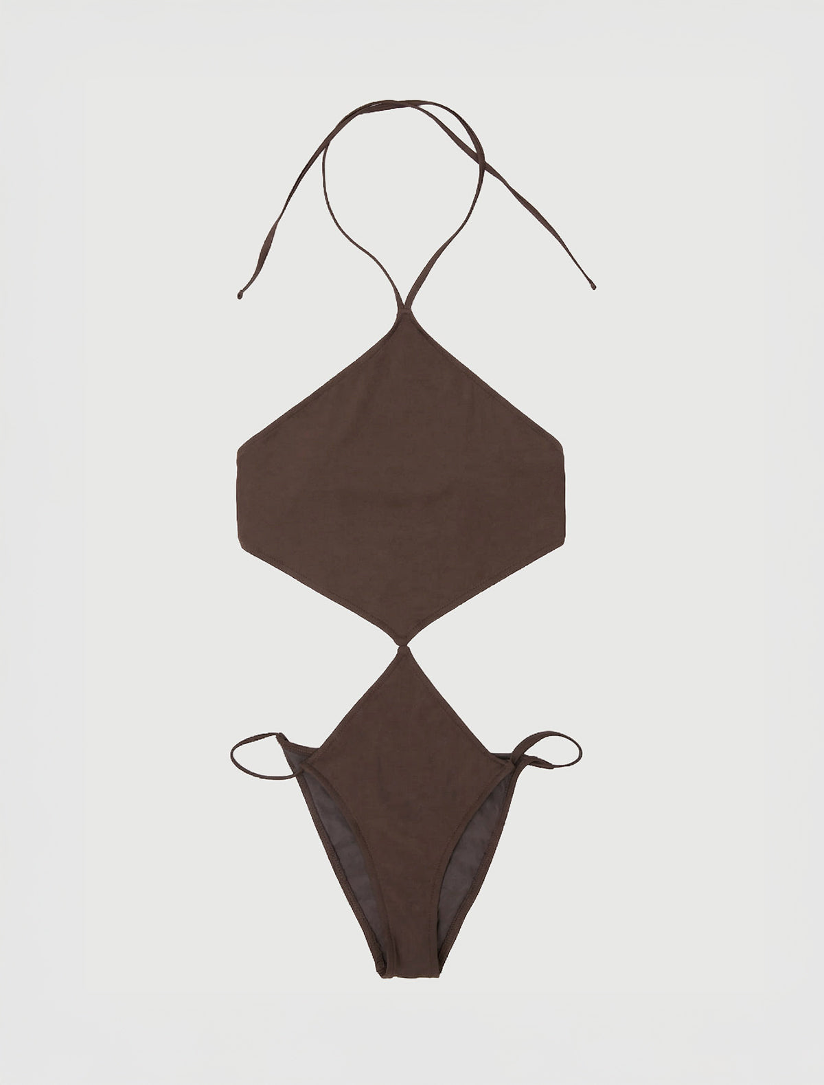 PARLE-Brown diamond-shaped trikini – paloma wool
