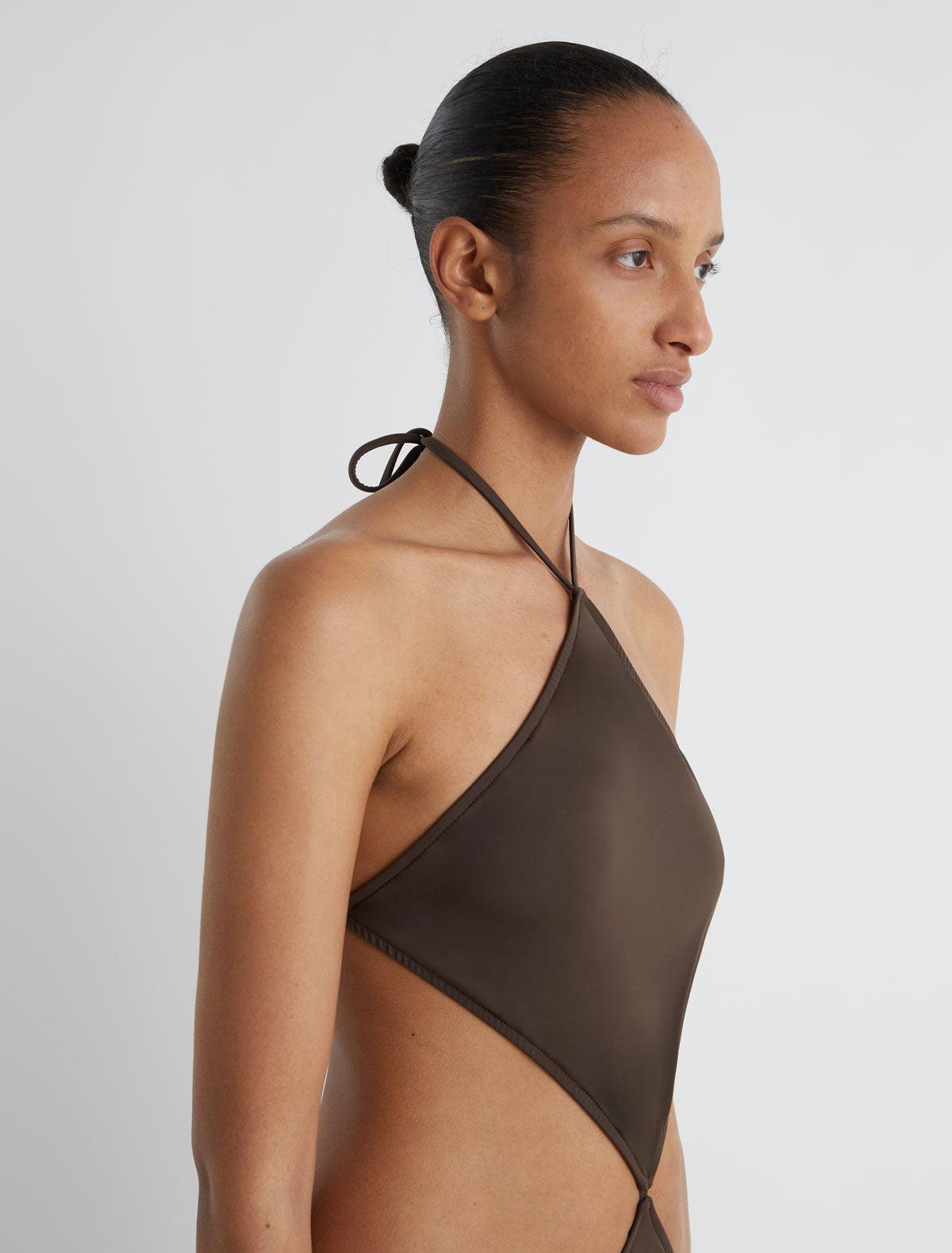 PARLE-Brown diamond-shaped trikini – paloma wool