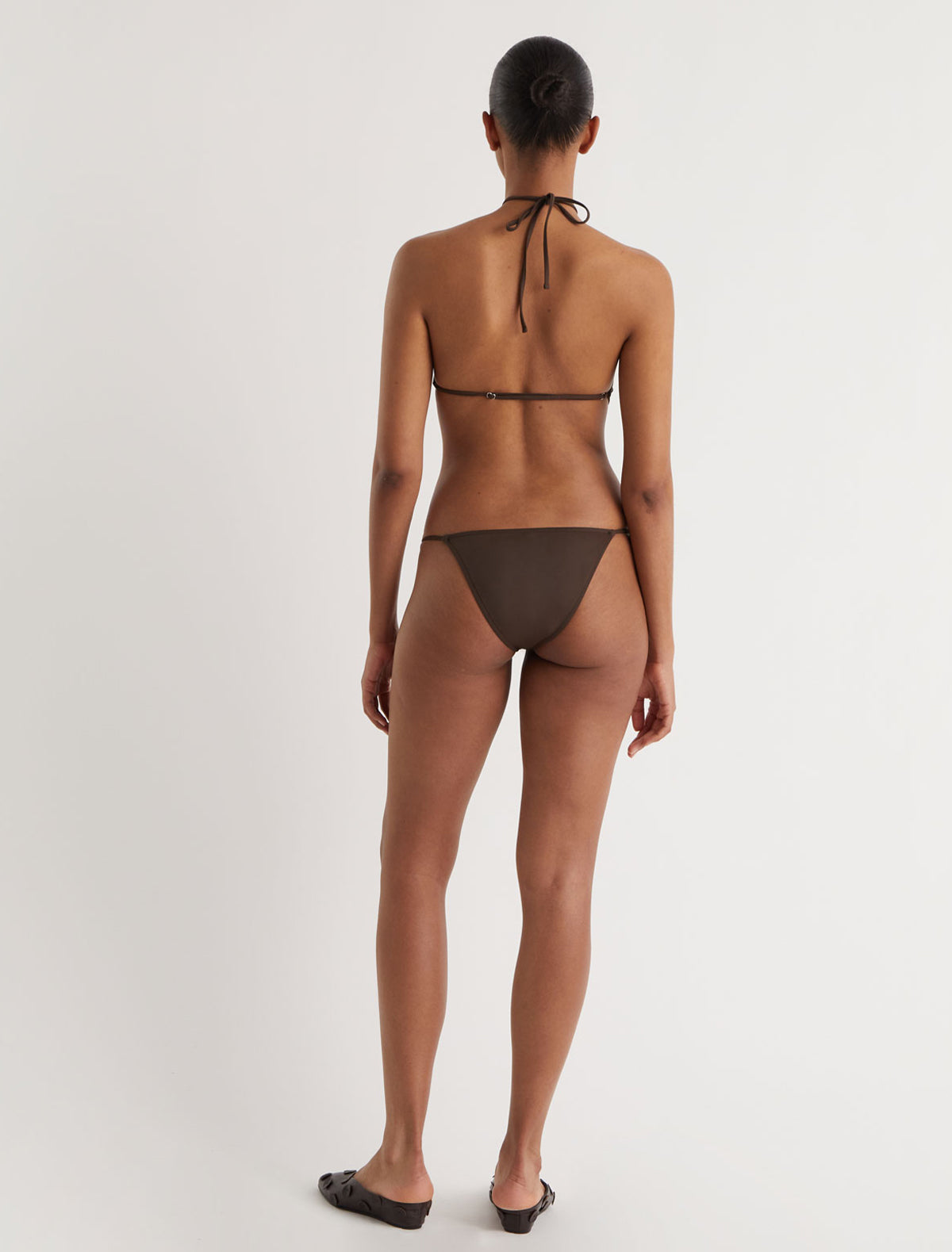 PARLE-Brown diamond-shaped trikini – paloma wool