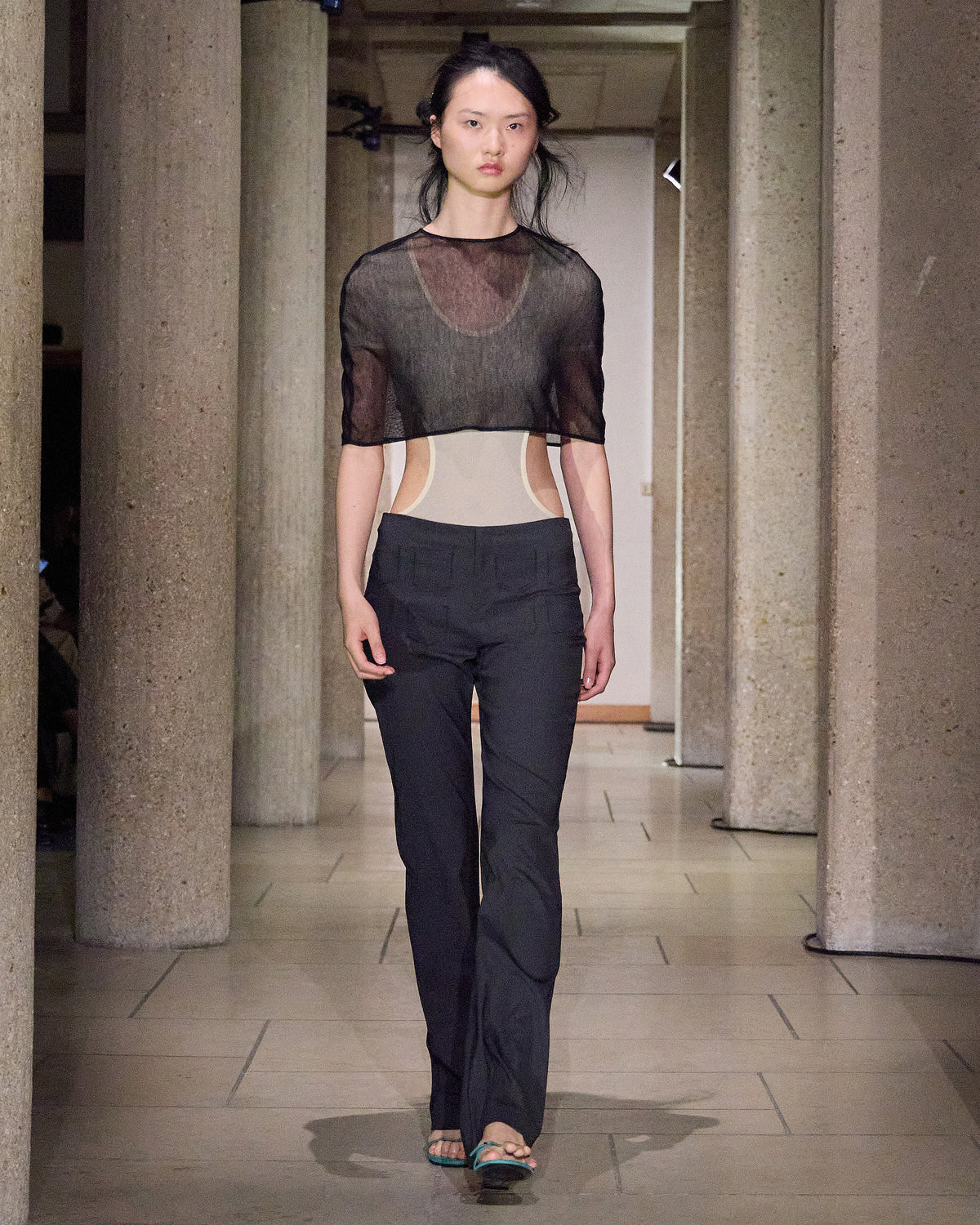 Plop tailored trousers multi mini pockets