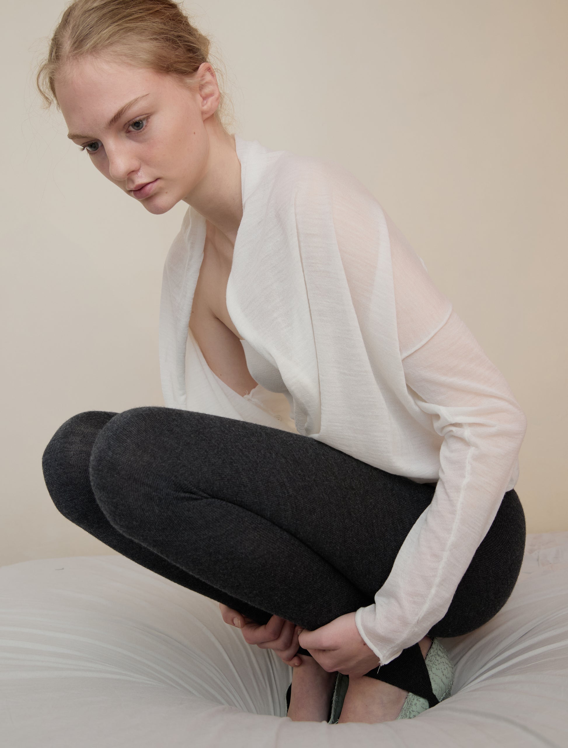 Morguita blanco roto