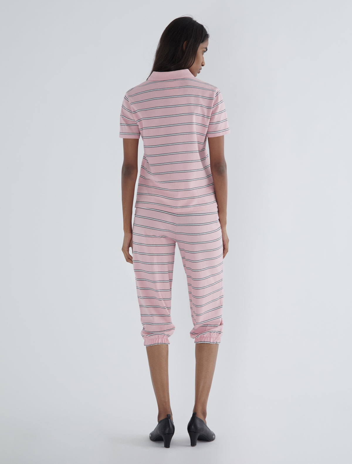Mauri cotton pique capri sweatpants