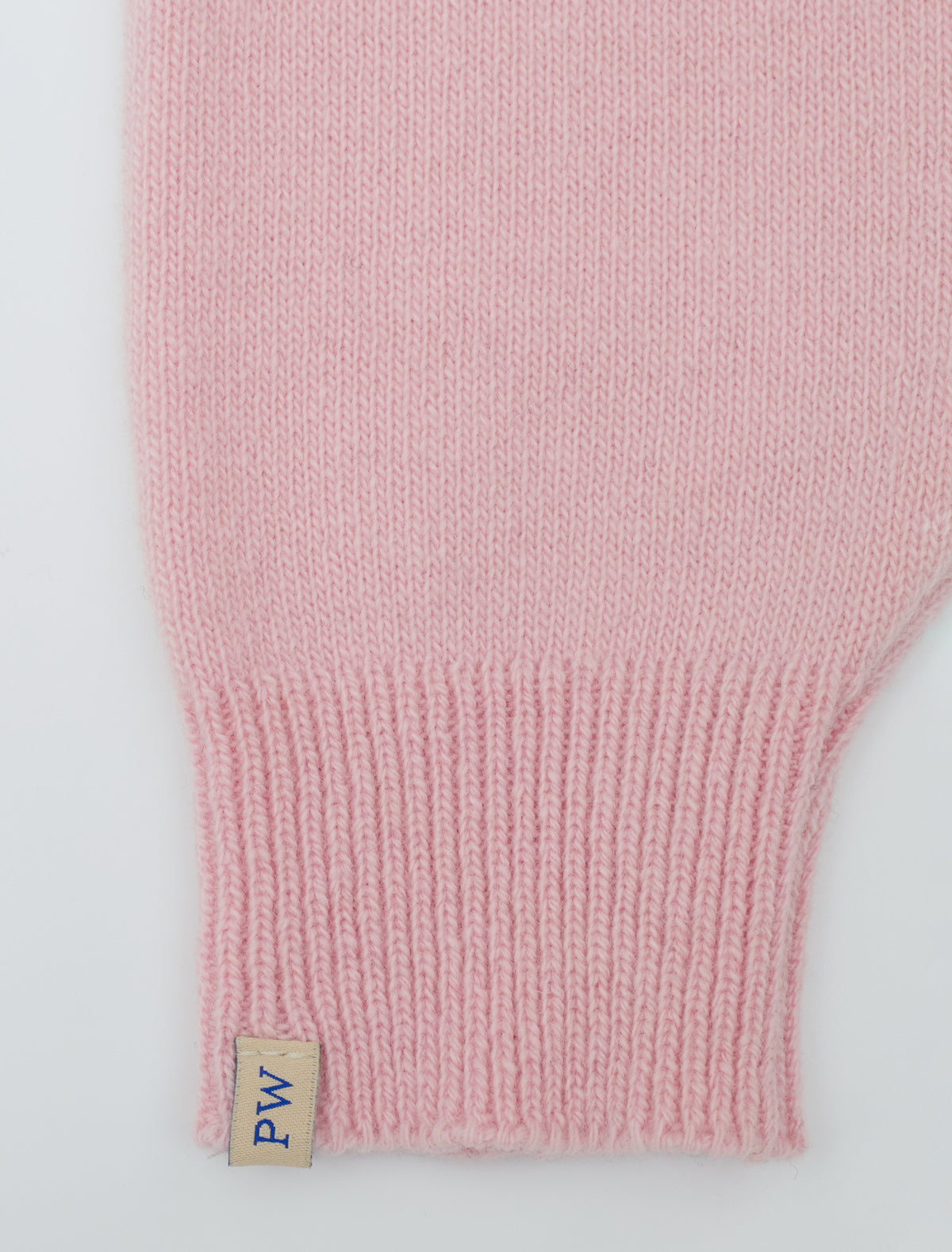 Moix wool scarf cuffs pink