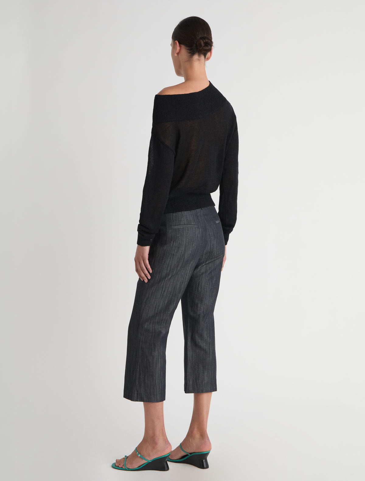 SIBILY-Capri denim trousers with a flared hem – paloma wool