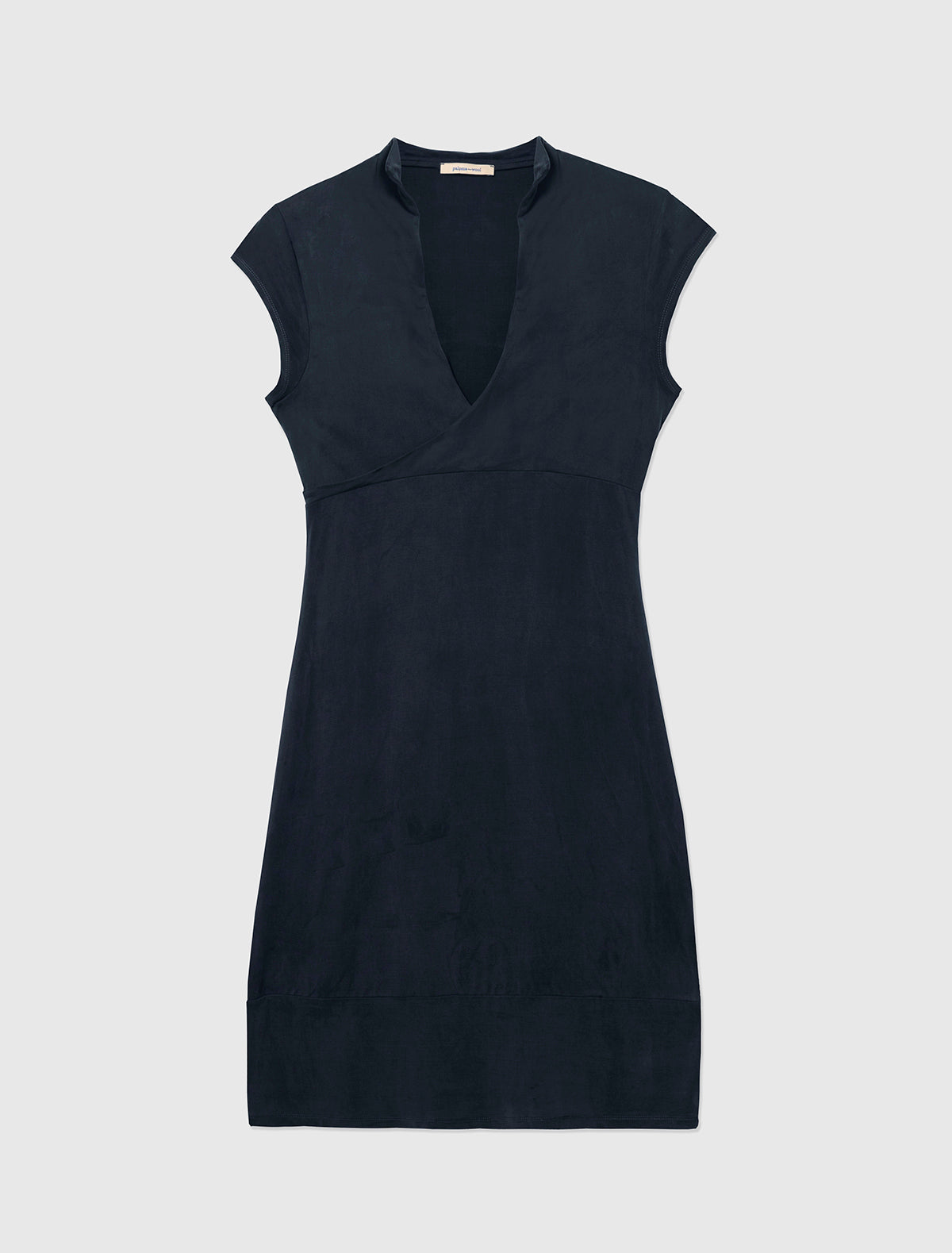 Tiven short sleeve crossed front black