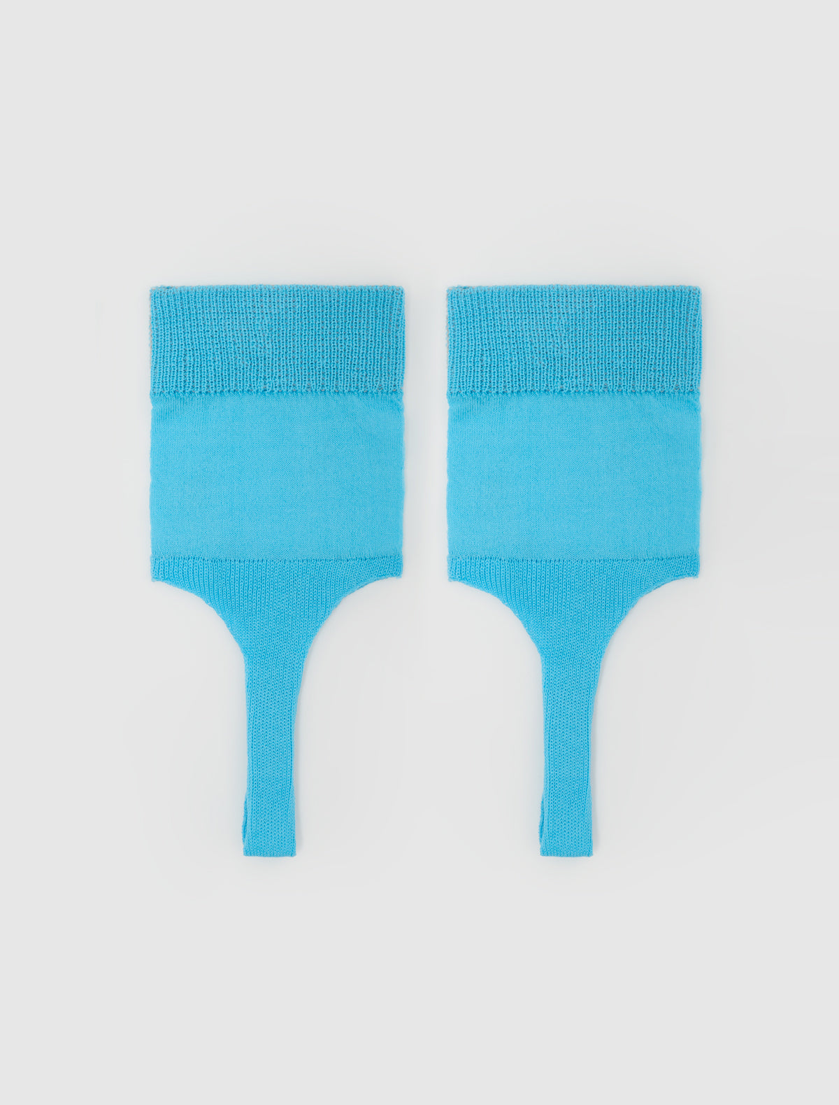 Dina short fuseau style knitted socks blue