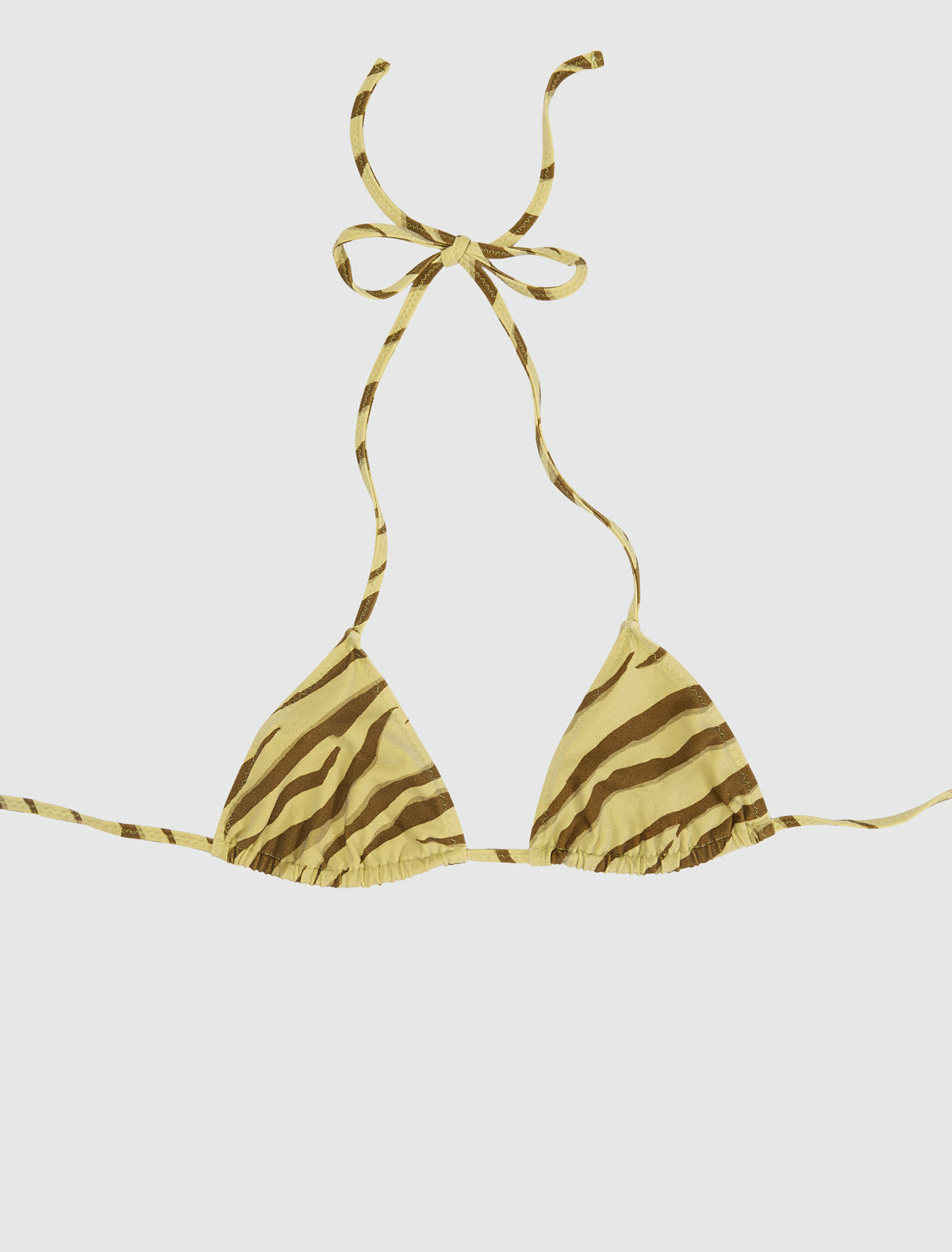 NOVA TOP-Triangle bikini top with a zebra print – paloma wool