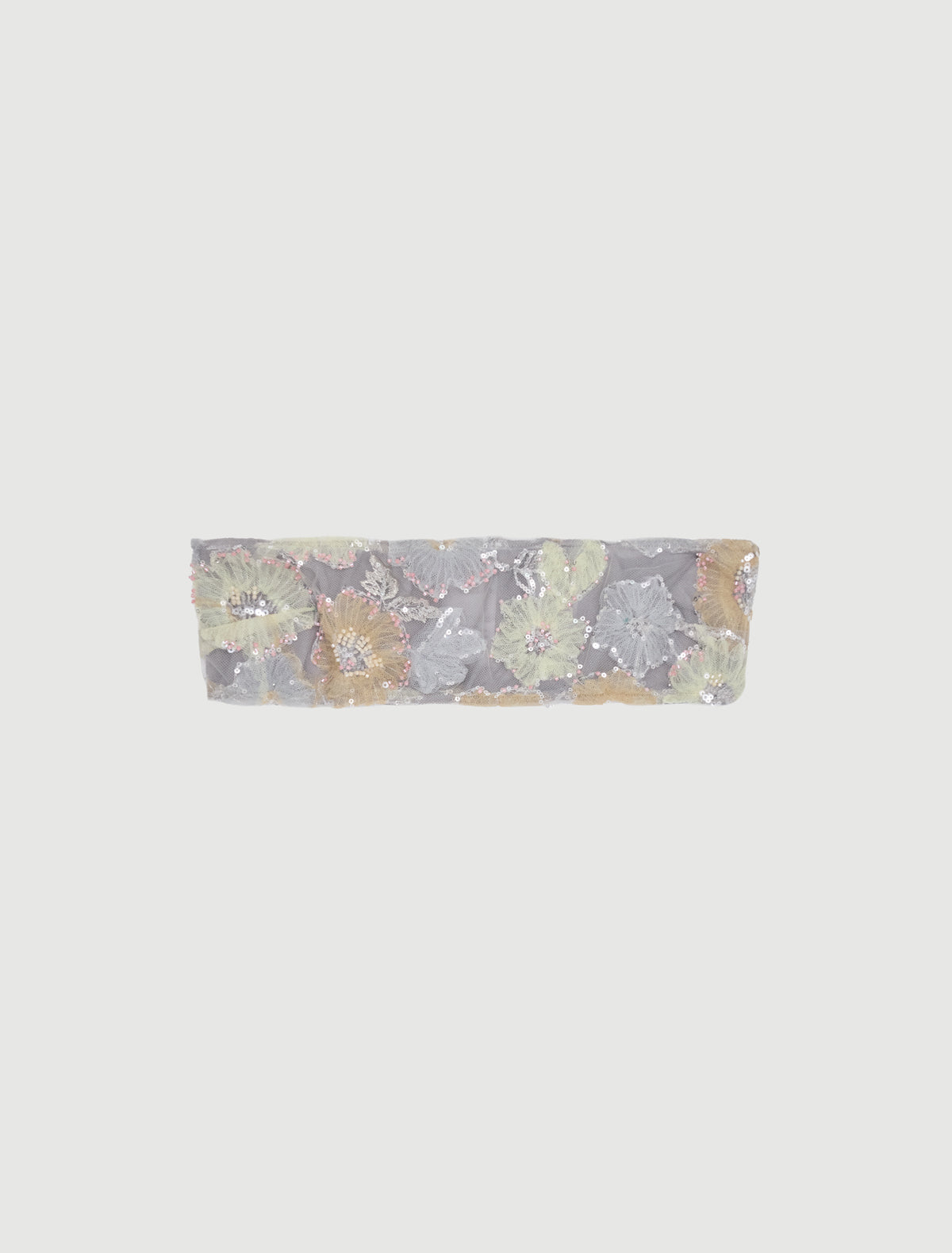 Mina embellished bandeau top lined offwhite
