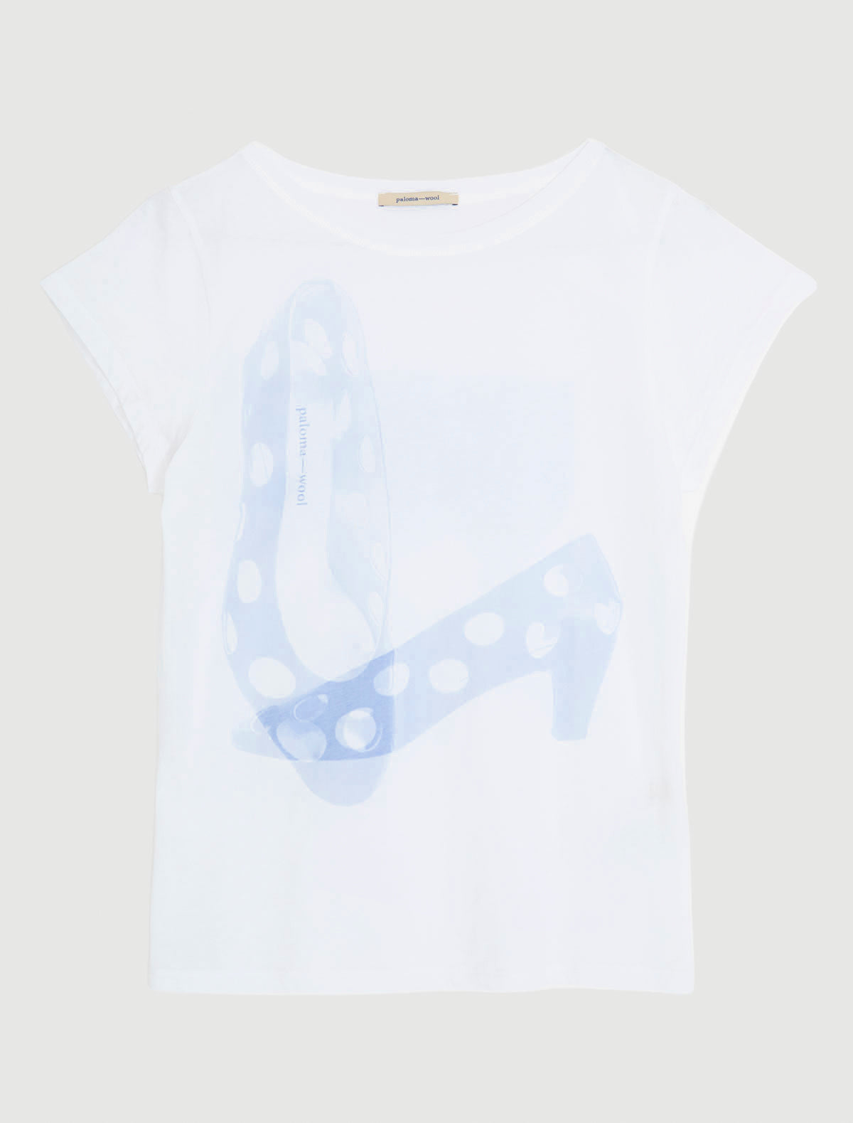 paloma wool souvenir face Tシャツ Paloma Wool Crystal Souvenir Tee - White | Garmentory
