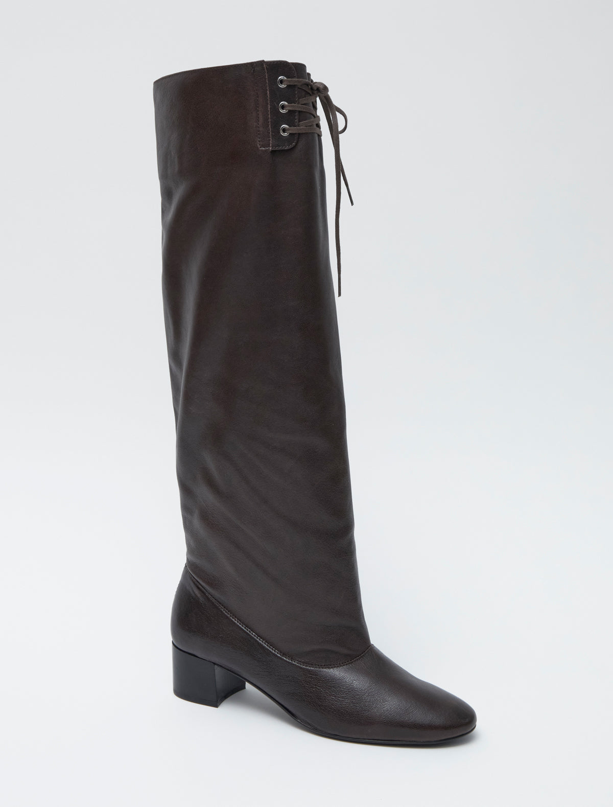 Victoria loose calf boot brown