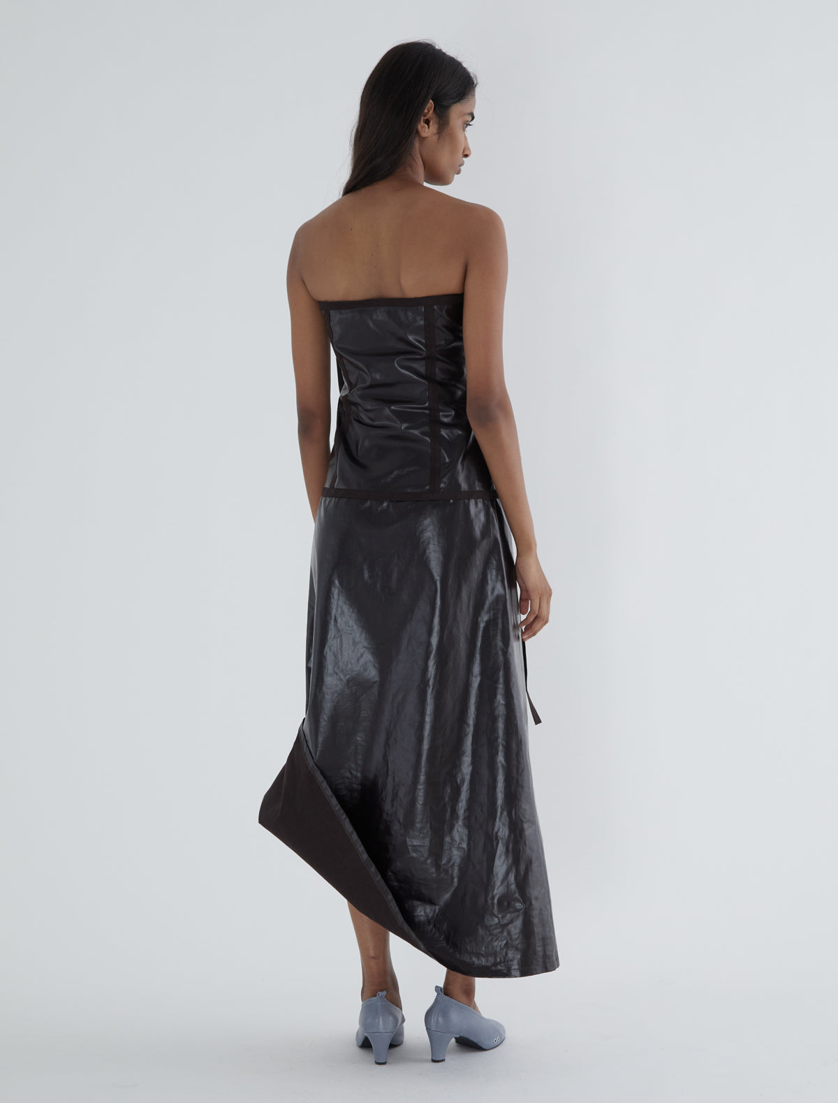 Milca bandeau dress cutout details