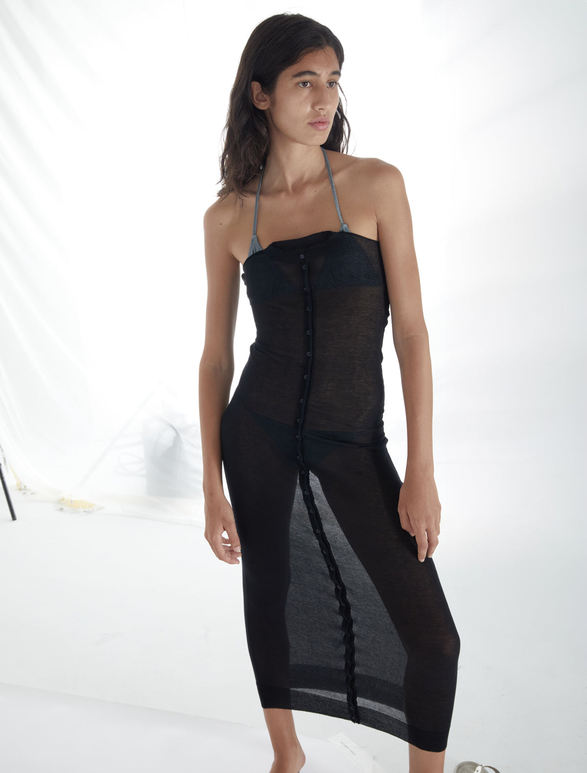 no 2396 / Folded Button Dress