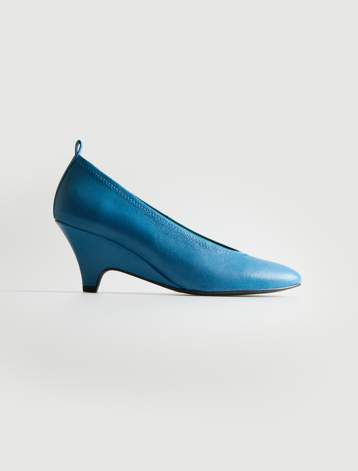 Joelia pump shaped 6 cm heel blue