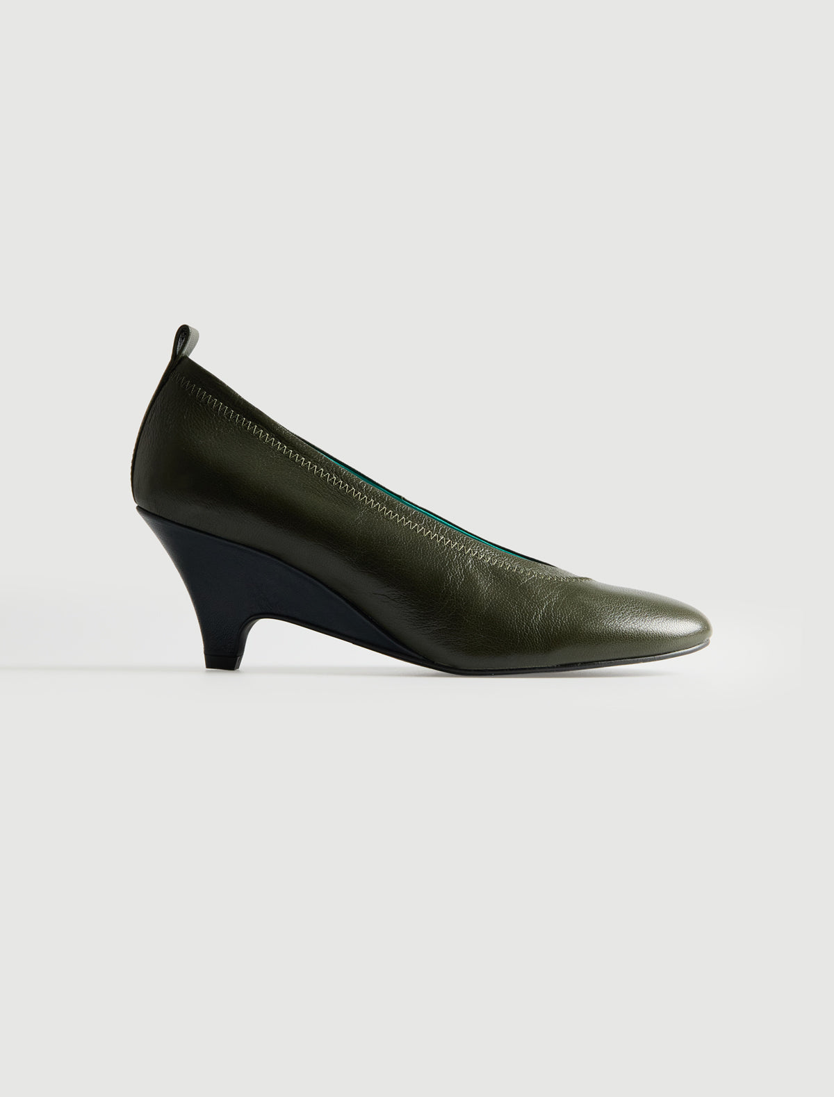 Joelia pump shaped 6 cm heel lightkhaki