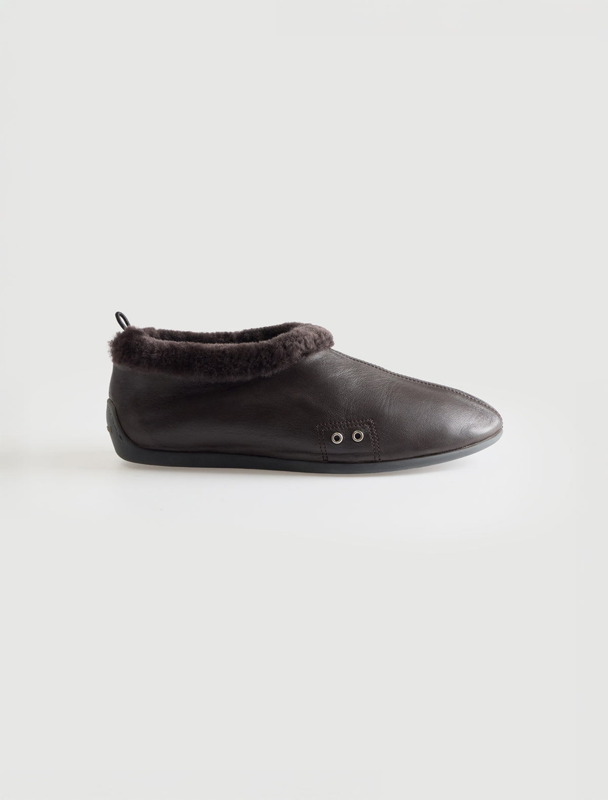 Miles ii warm water shoe inspired miles sneakers adjustable drawcord fur detailing brown