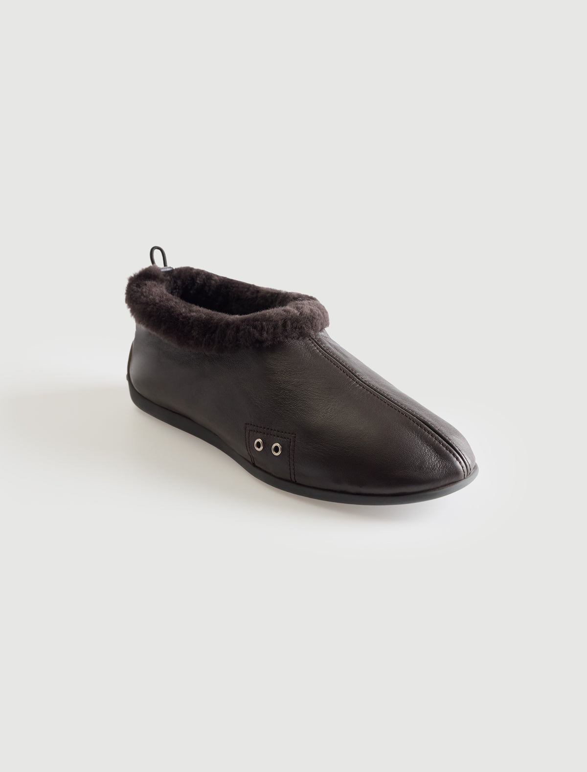 Miles ii warm water shoe inspired miles sneakers adjustable drawcord fur detailing brown