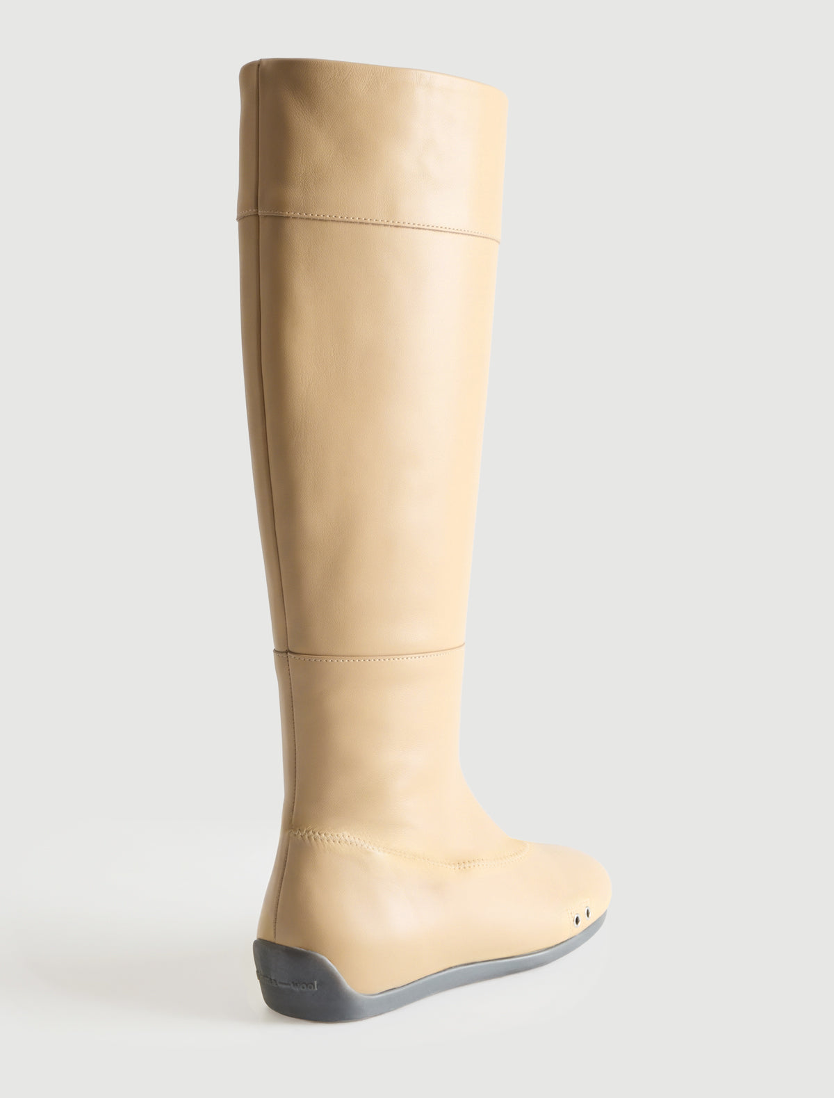 Tall miles water shoe inspired boot miles sneakers ventilation eyelets beige