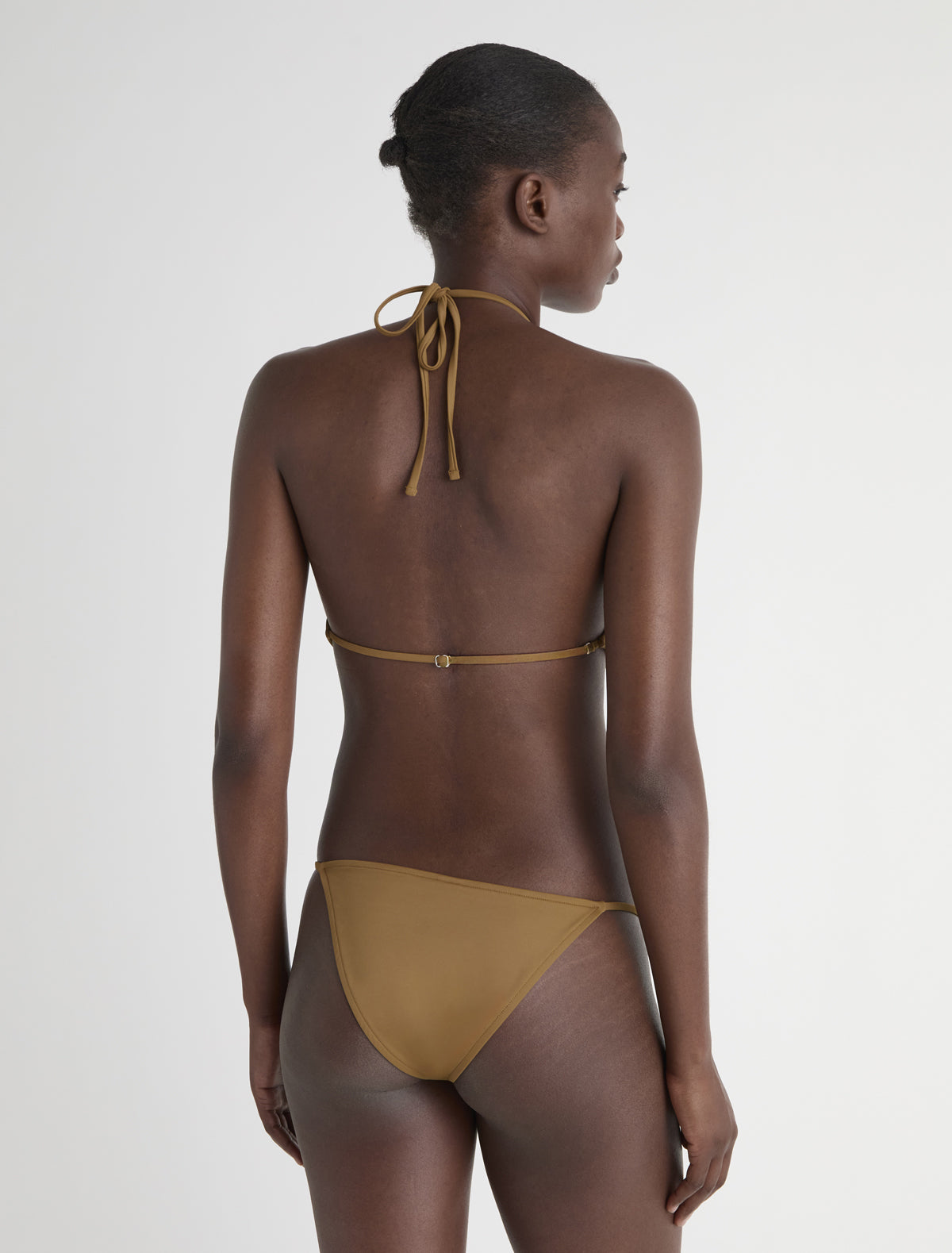 PARLE-Light brown diamond-shaped trikini – paloma wool