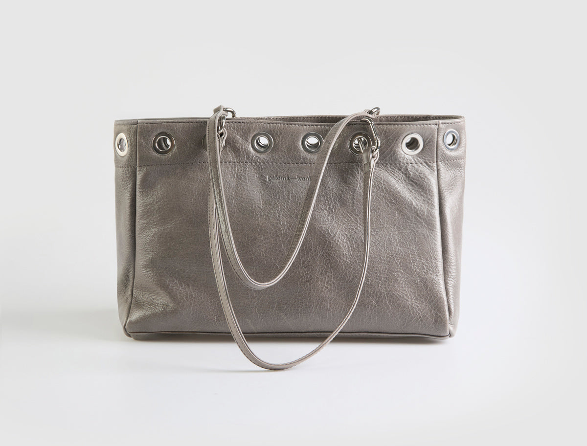 Philana shopping bag multiposition handles grey