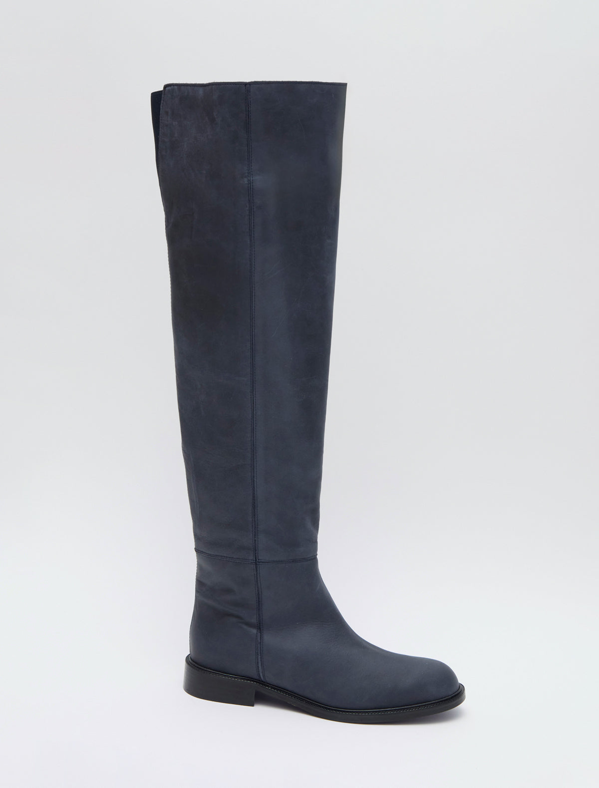 Sol riding style boot high shaft blue