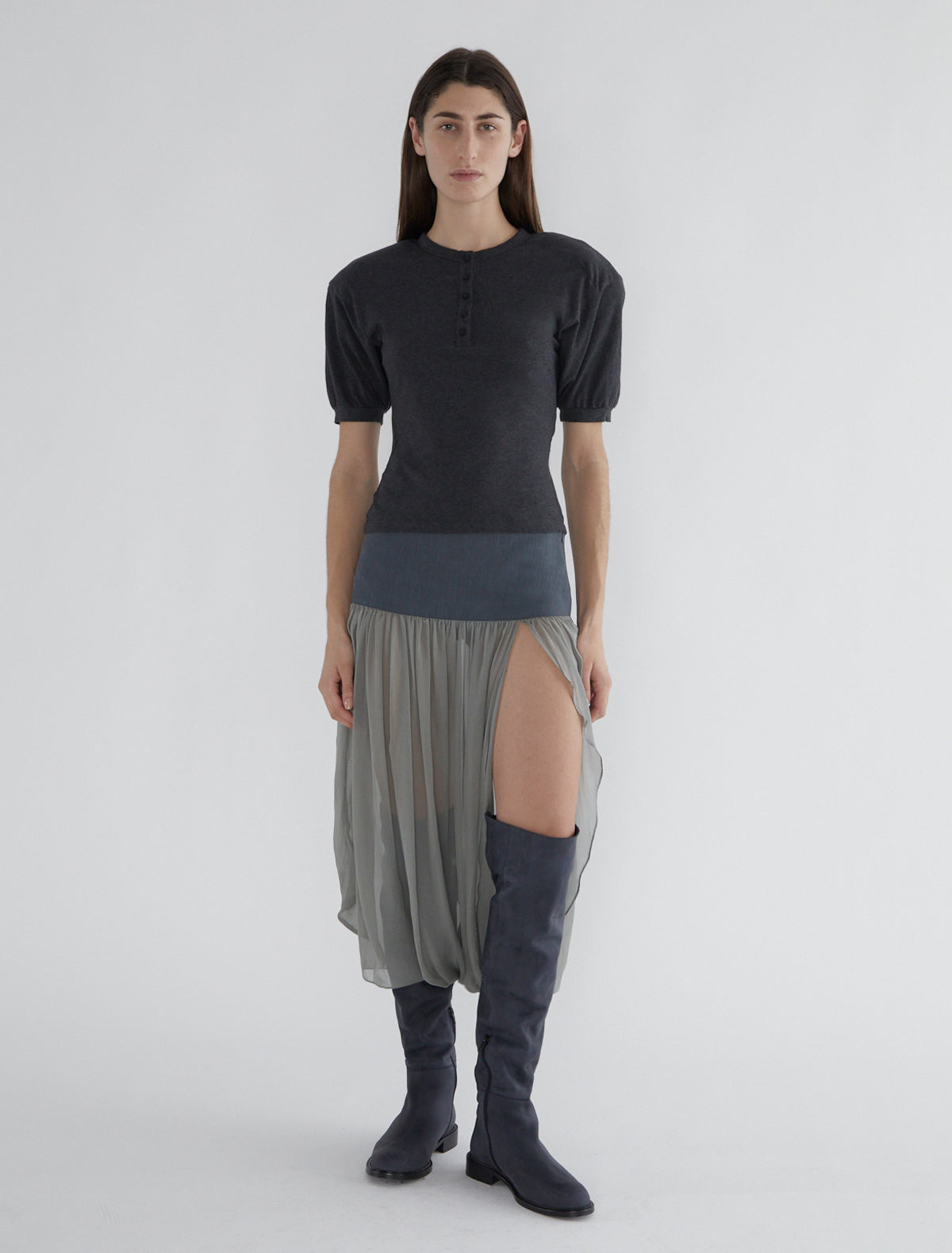 SOL-Riding-style boot with a high shaft above the knee – paloma wool