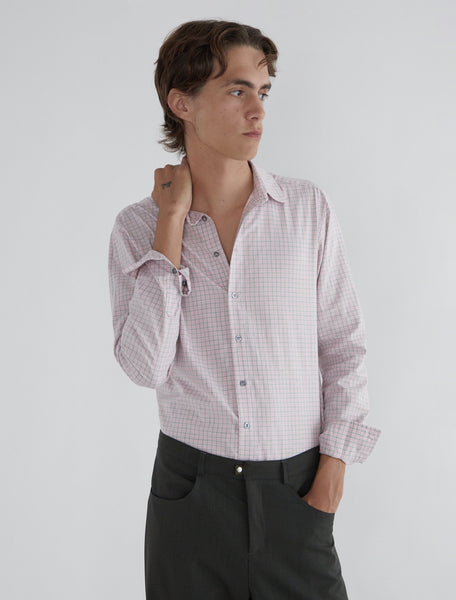 FINITA-Pink checkered men's shirt – Paloma Wool