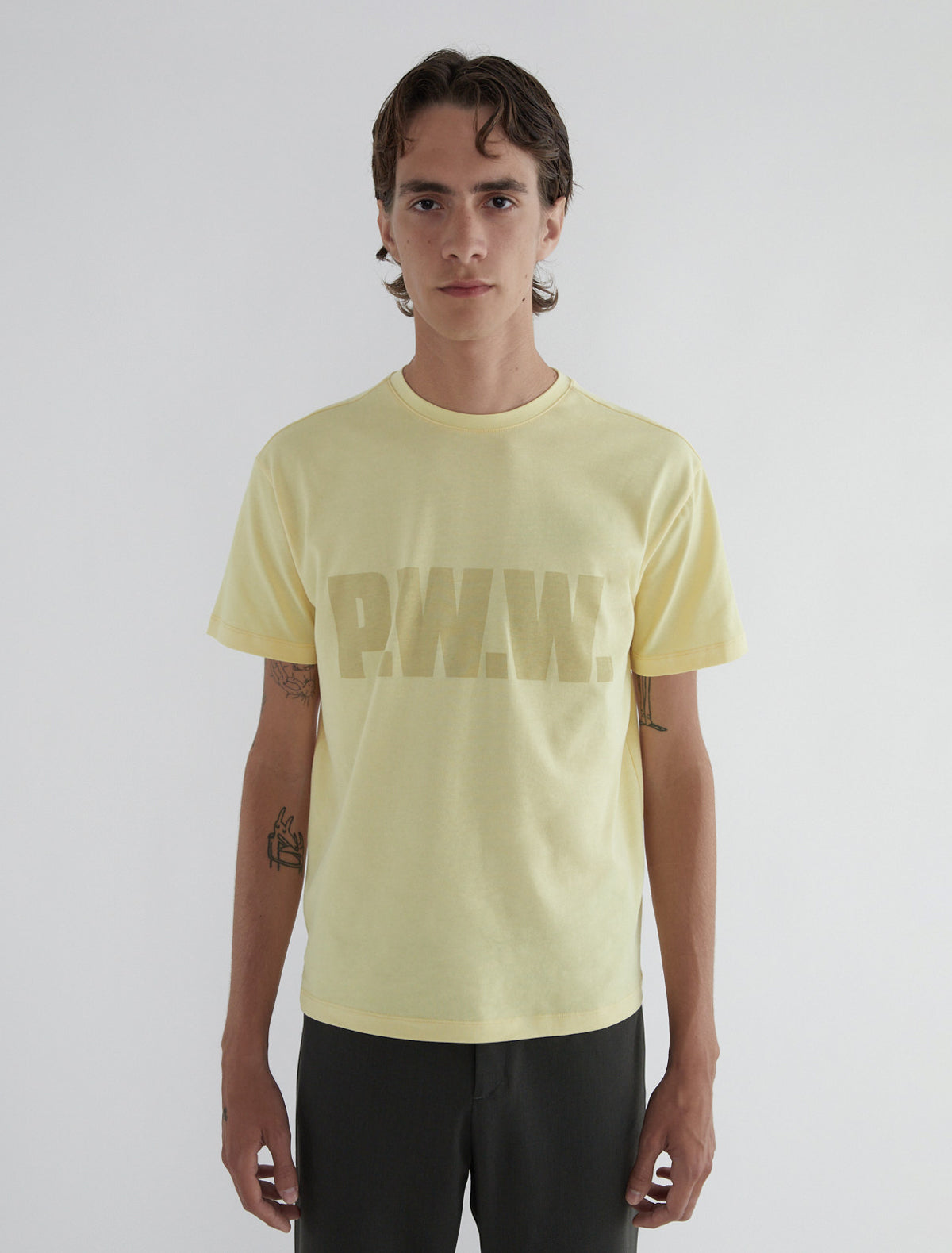 Donde cotton tshirt paloma wool worldwide yellow