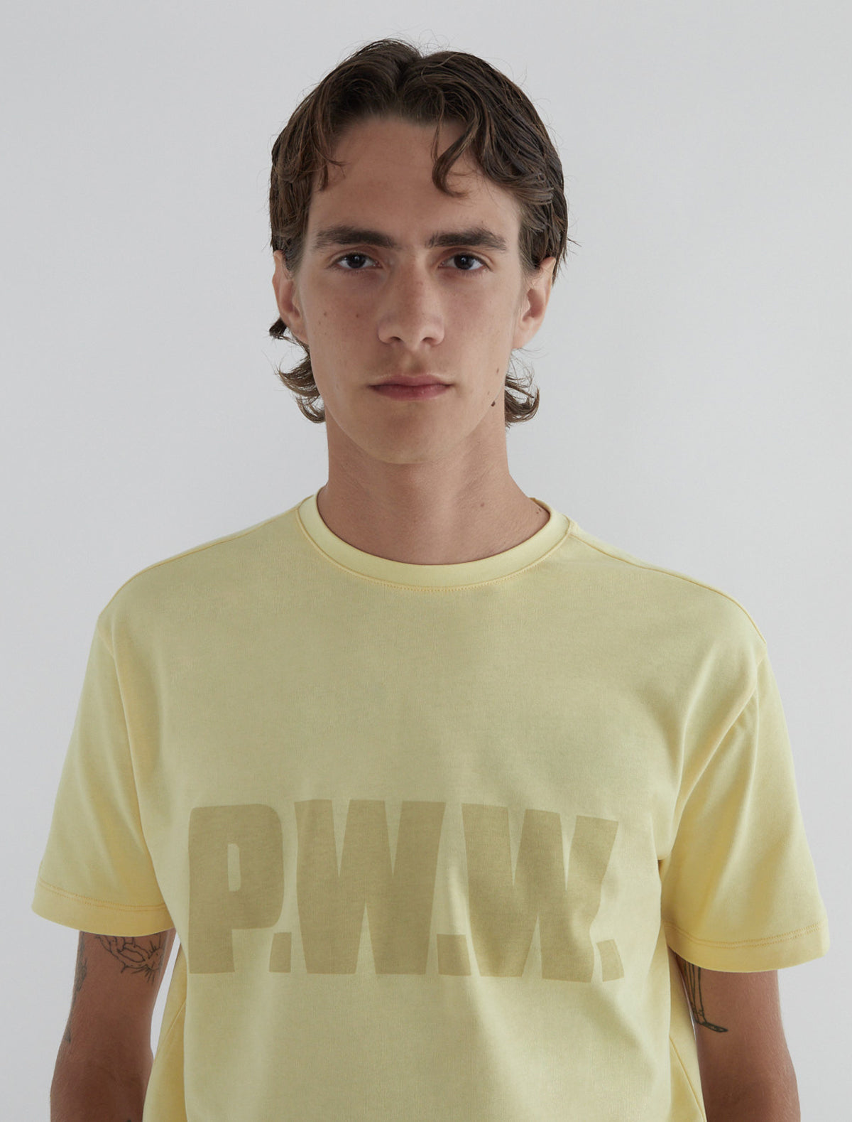 Donde cotton tshirt paloma wool worldwide yellow