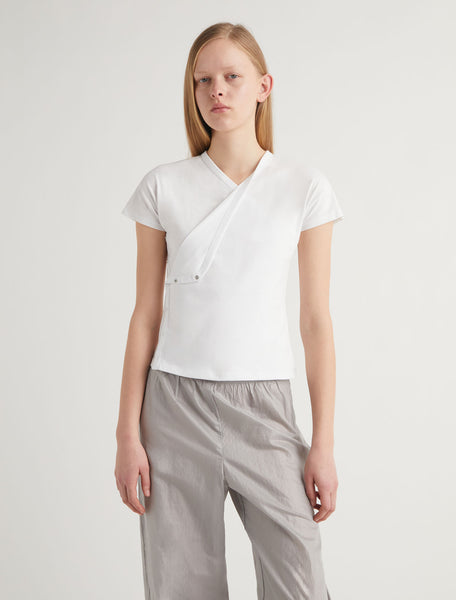 paloma wool sサイズ　white セーター OMINA-Off-white long-sleeve sweater with a deep V-neckline