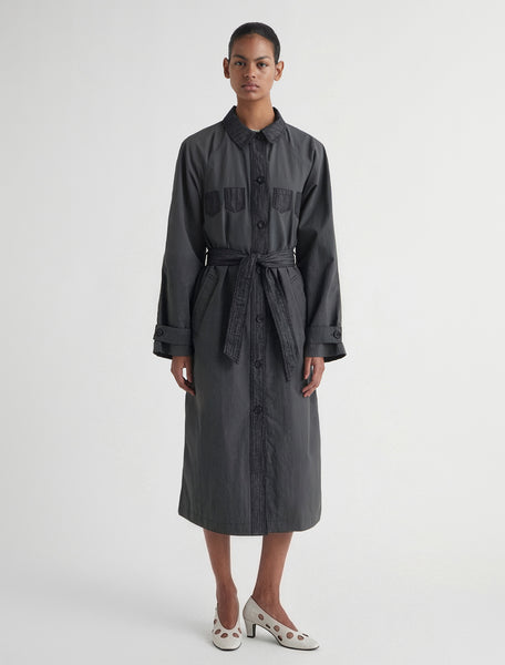 HOLSO-Trench-style nylon jacket with denim detailing – paloma wool