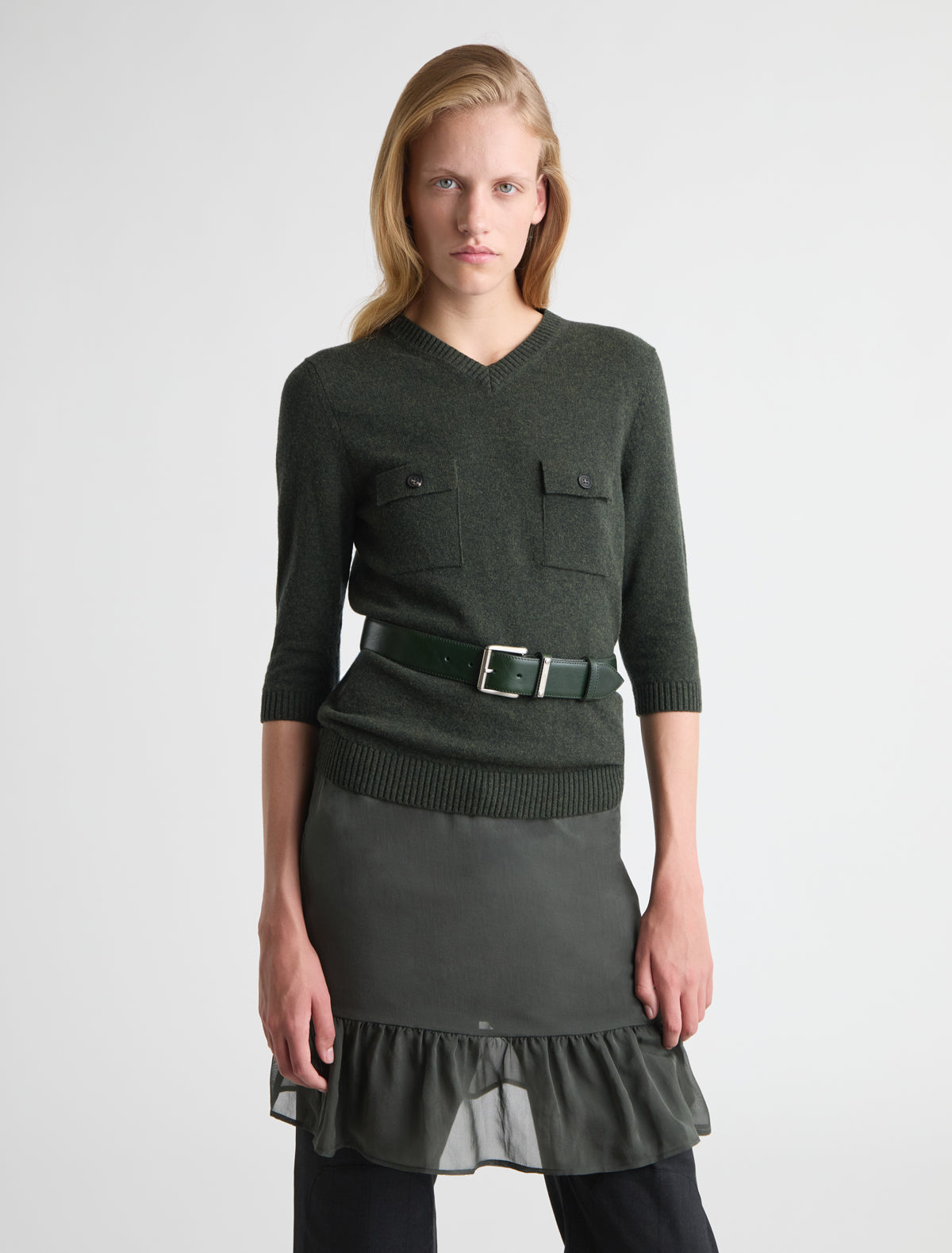 Juana waist verde oscuro 1
