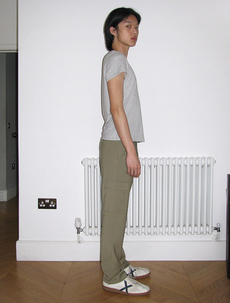 DOCTORLight khaki tailor cargo pants
