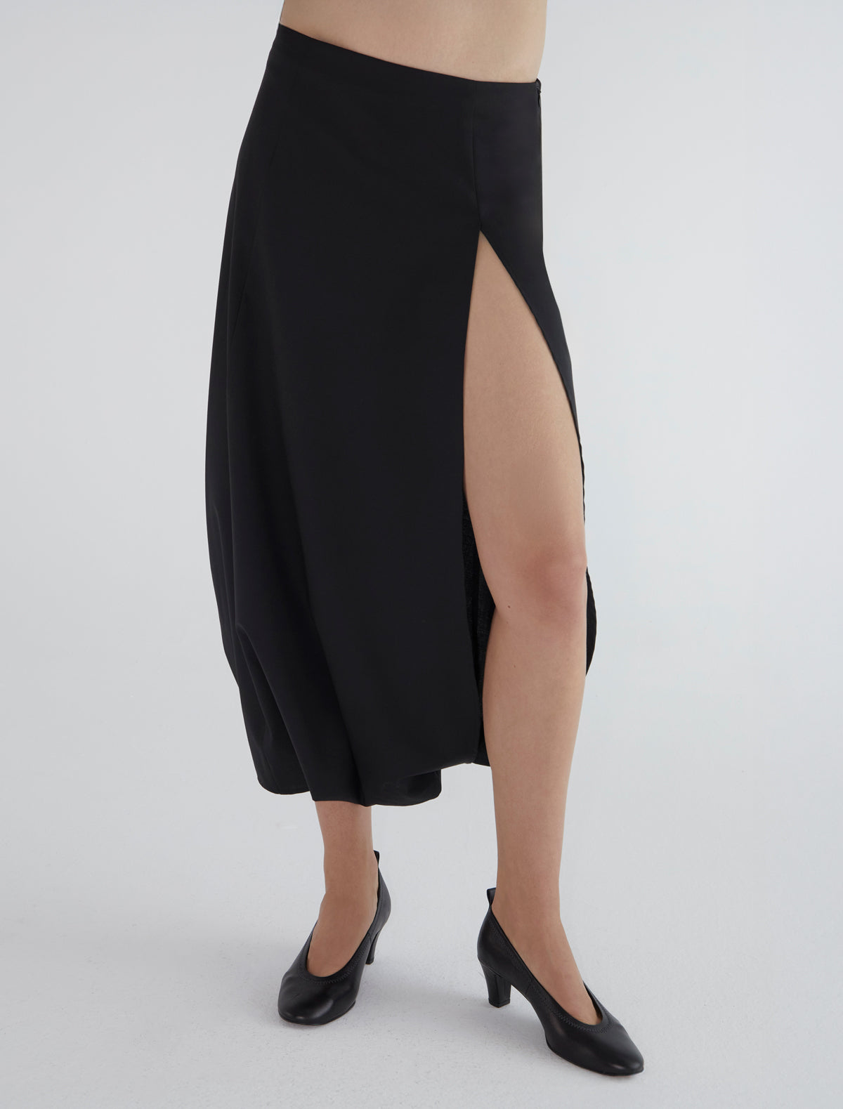 Mileto high waist suit skirt black