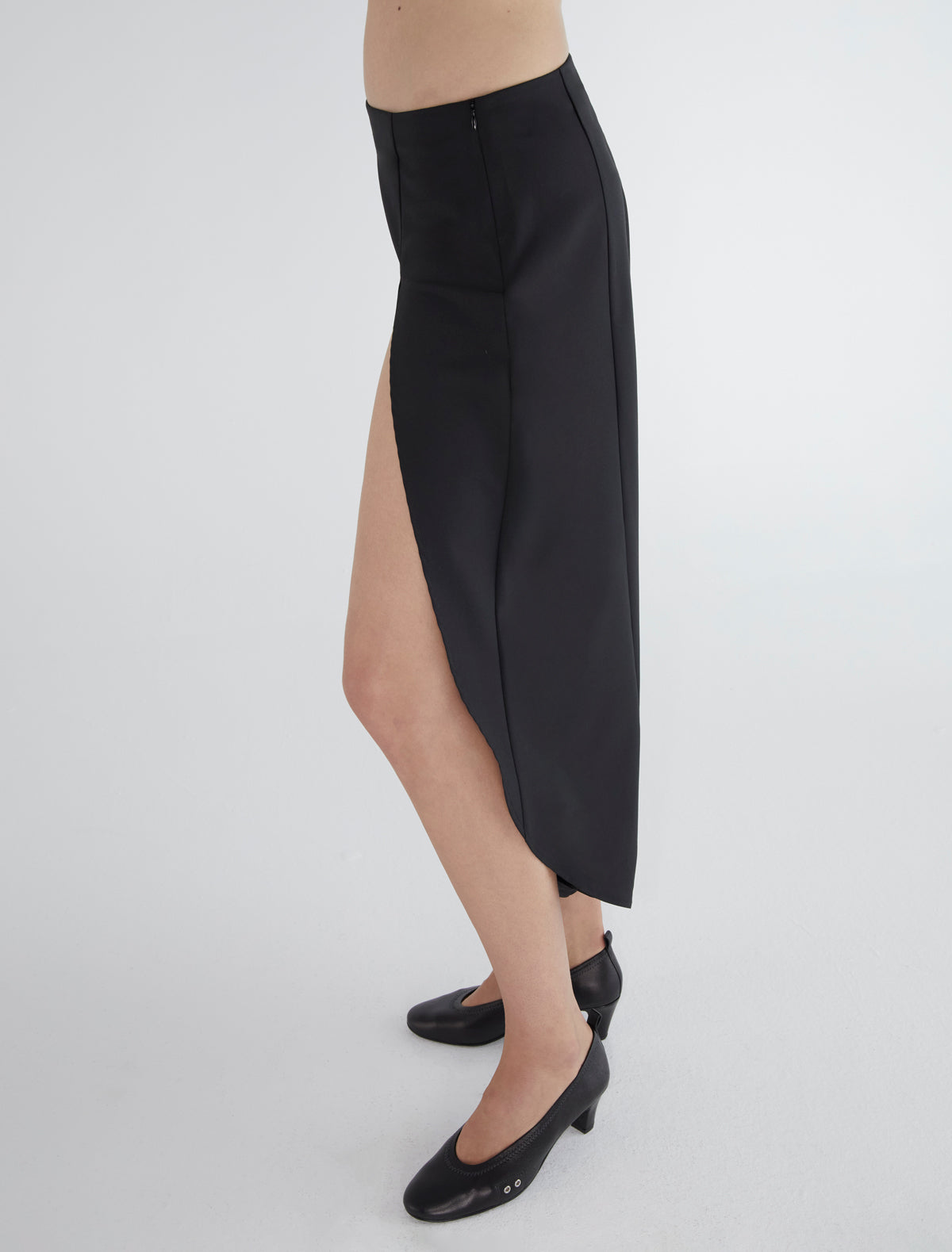 Mileto high waist suit skirt black