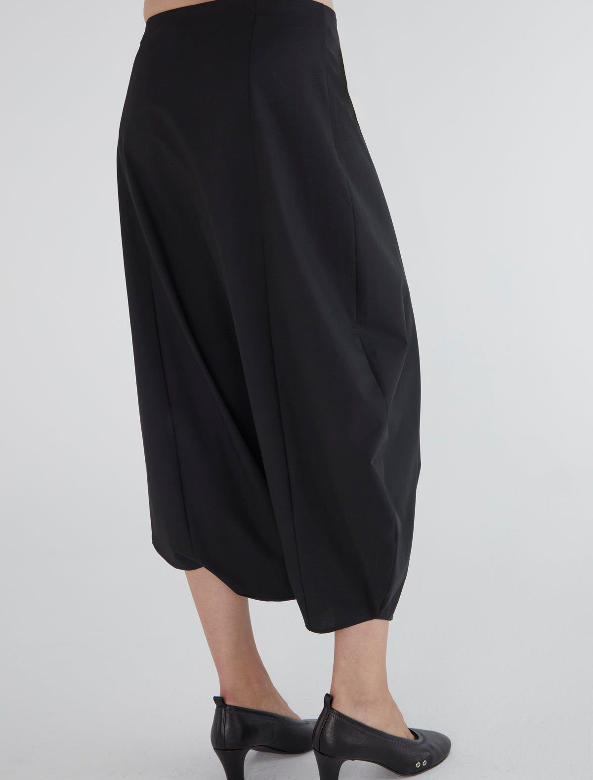 Mileto high waist suit skirt black