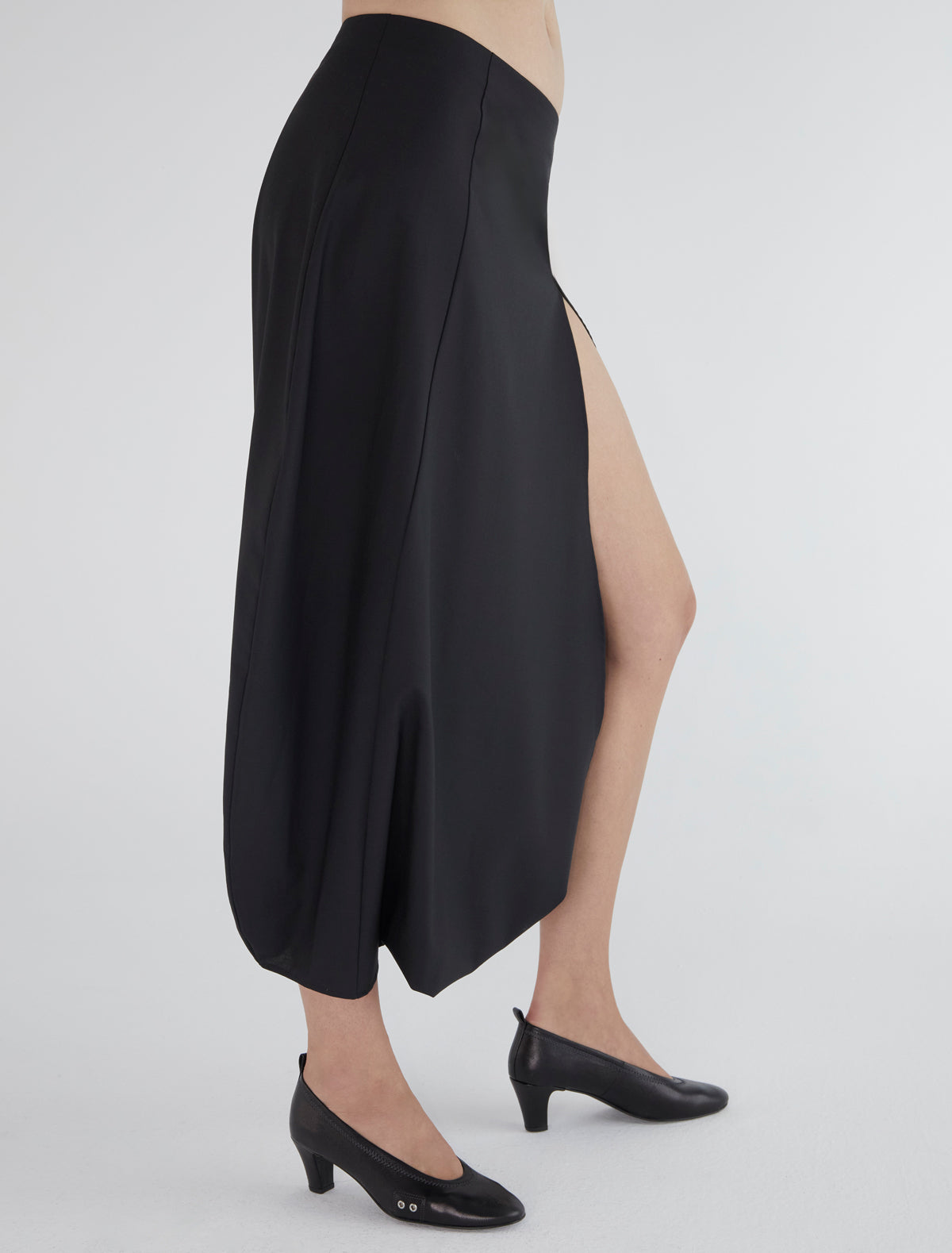 Mileto high waist suit skirt black