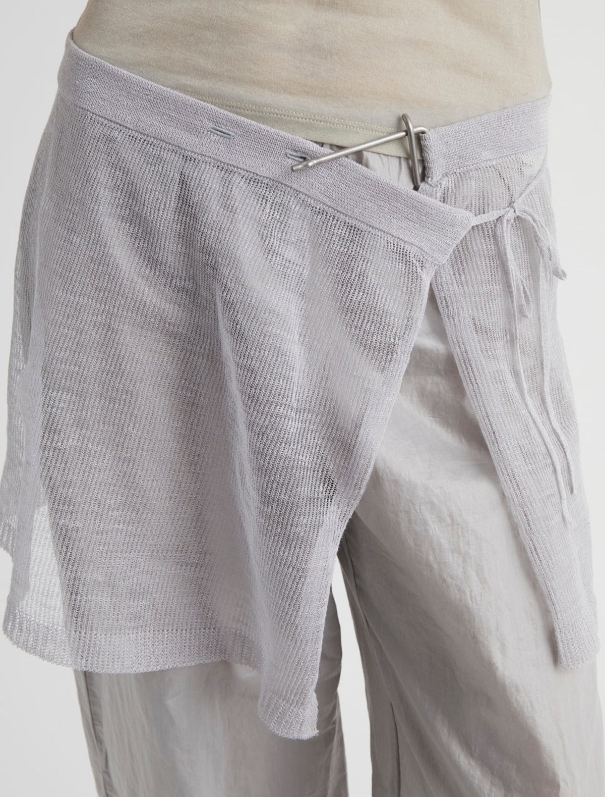 Two knit skirt wrap style construction grace prince