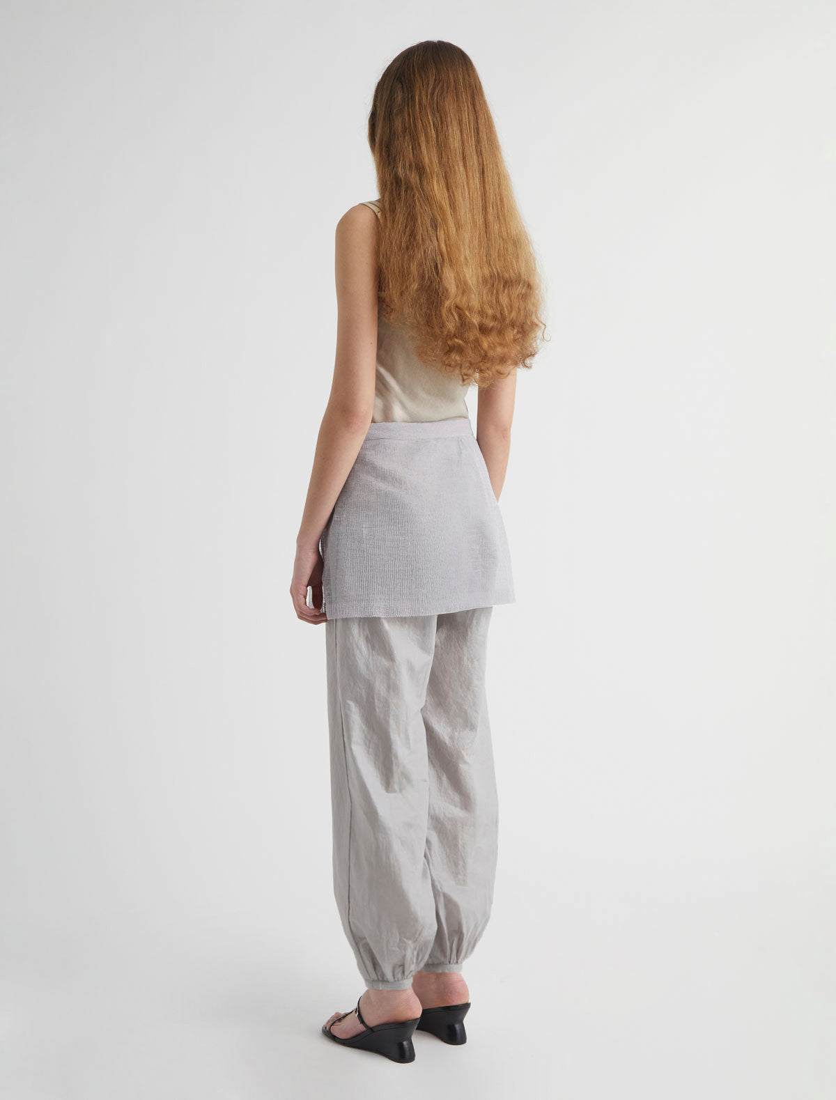 TWO-Knit skirt with a wrap-style construction by Grace Prince