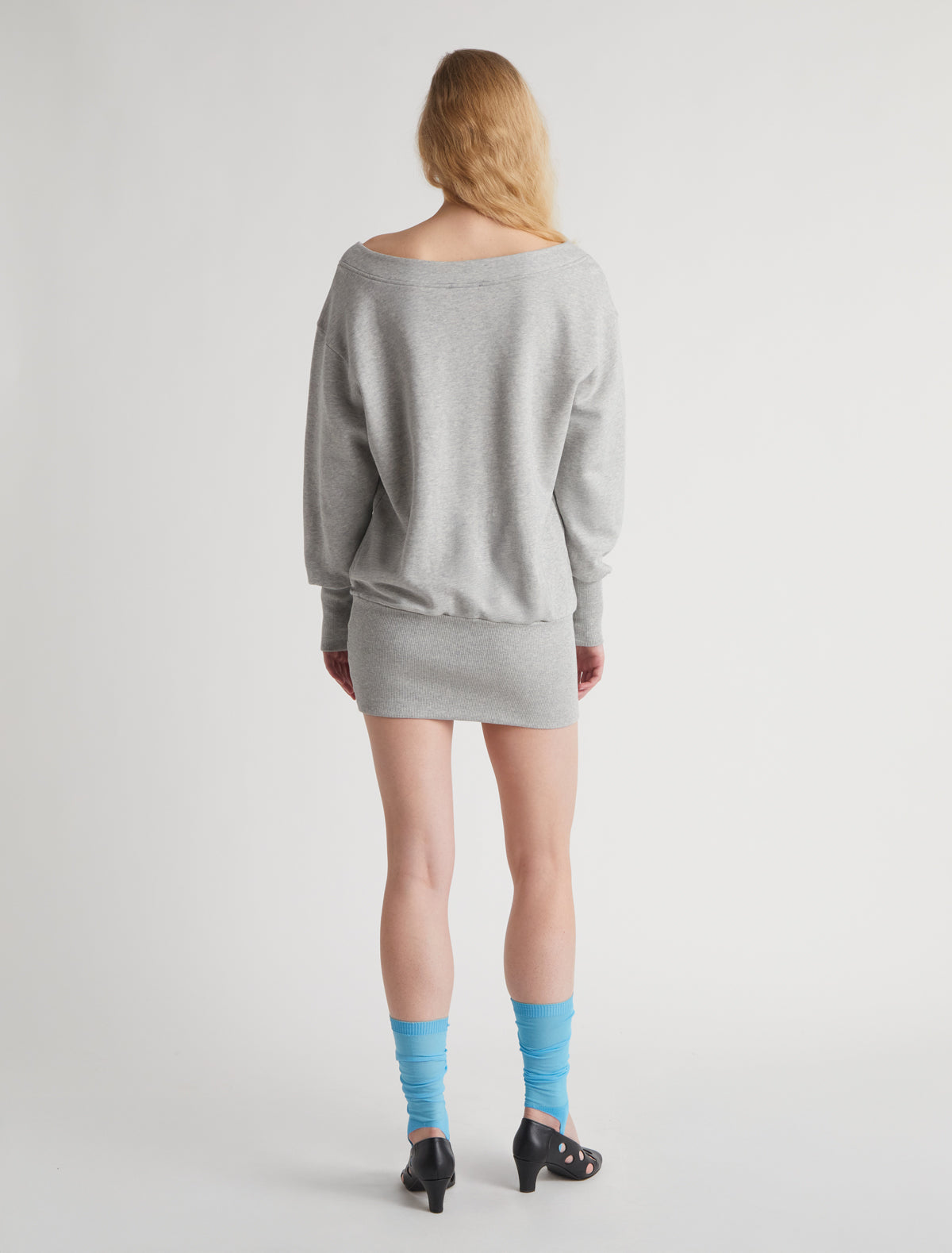 Felini long oversized sweatshirt freece fabric