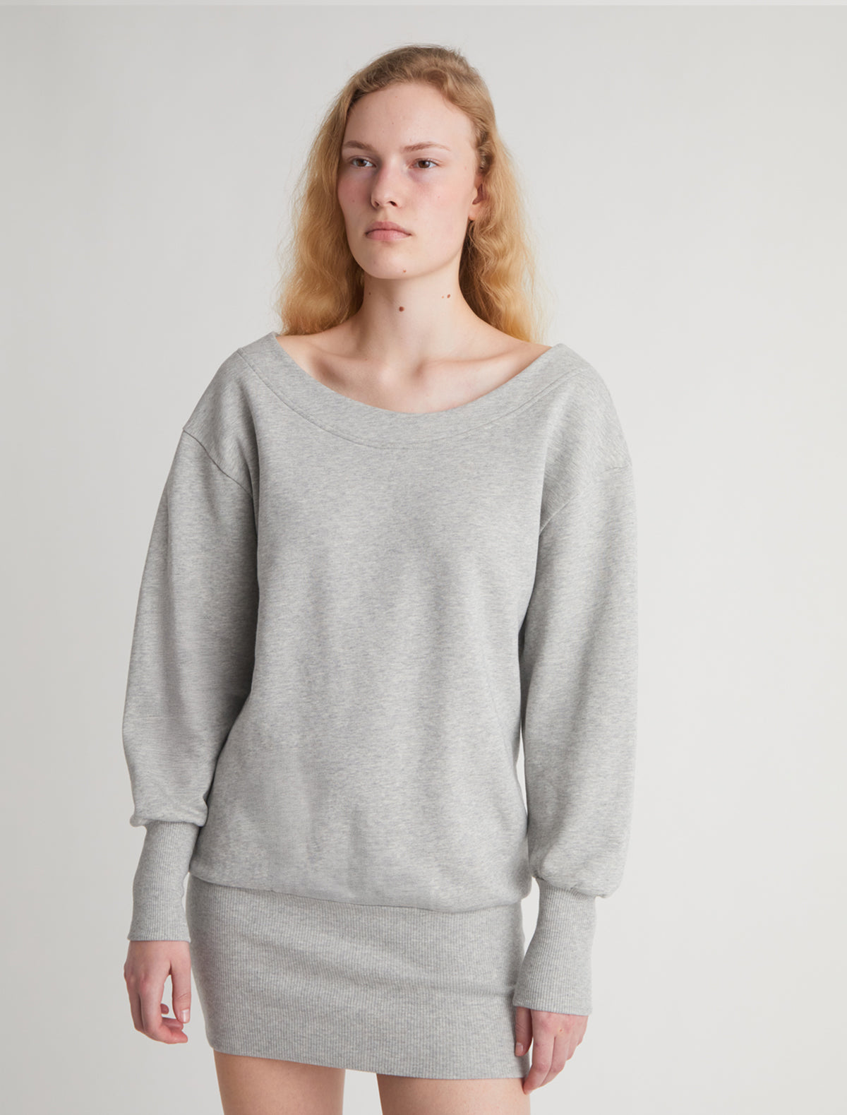 Felini long oversized sweatshirt freece fabric