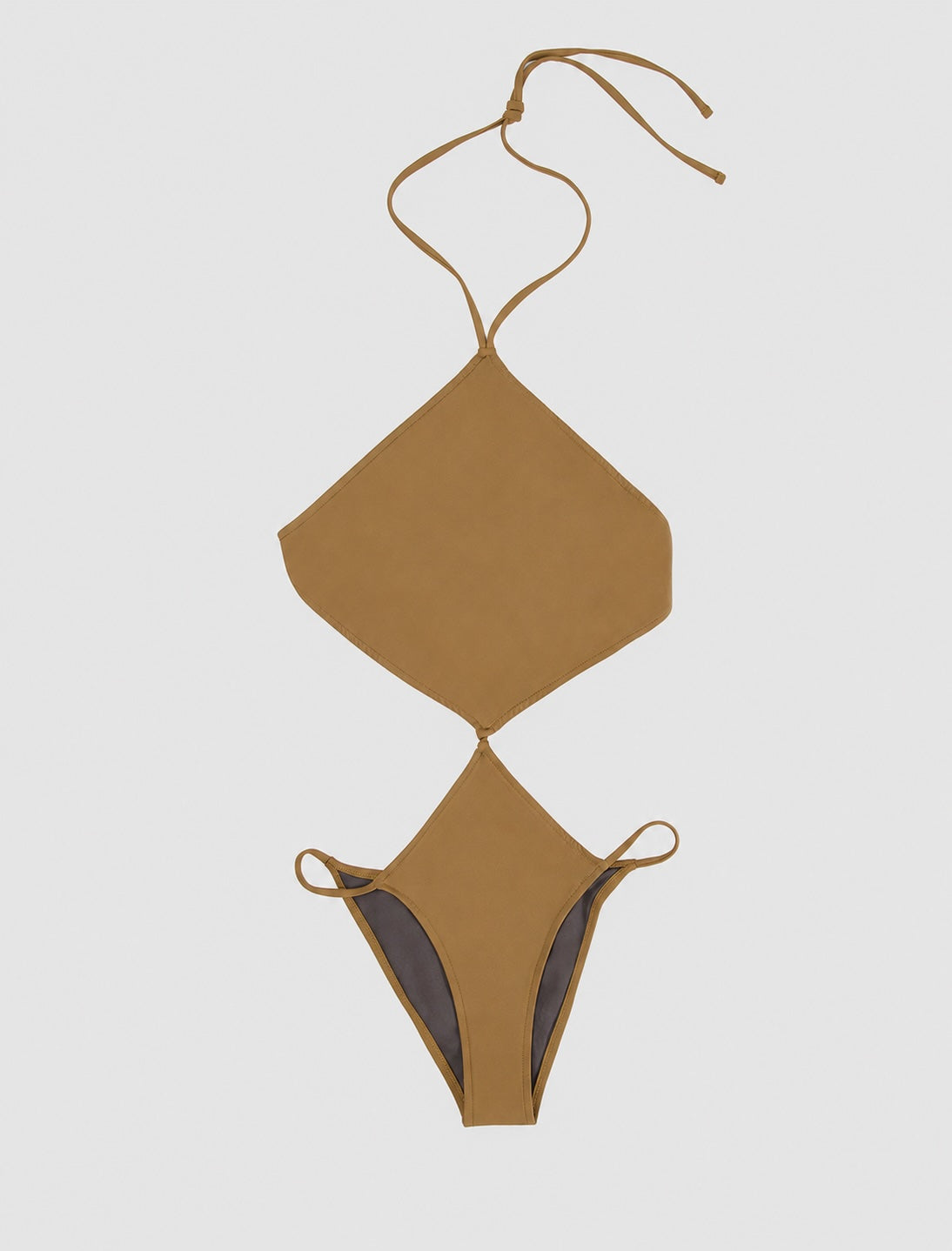 Parle diamond shaped trikini lightbrown