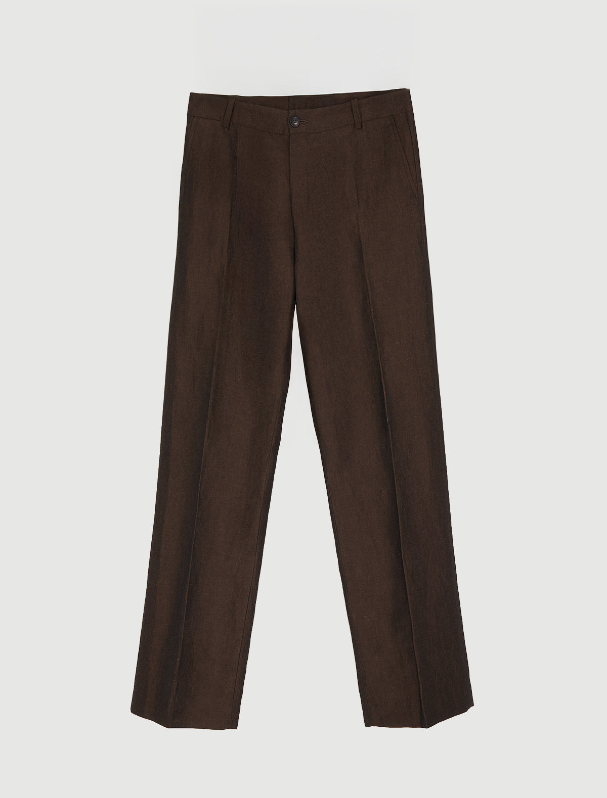 LANE-Dark brown straight men's suit pants – paloma wool