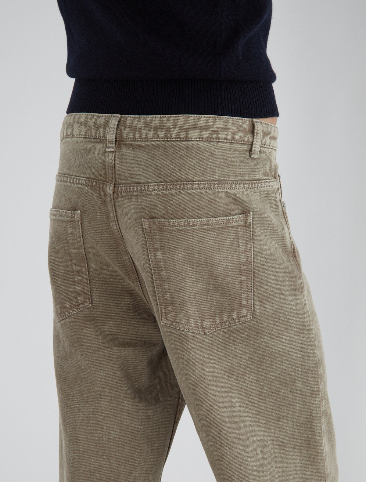 JAMES-Men's five-pocket trousers dyed in brown – paloma wool