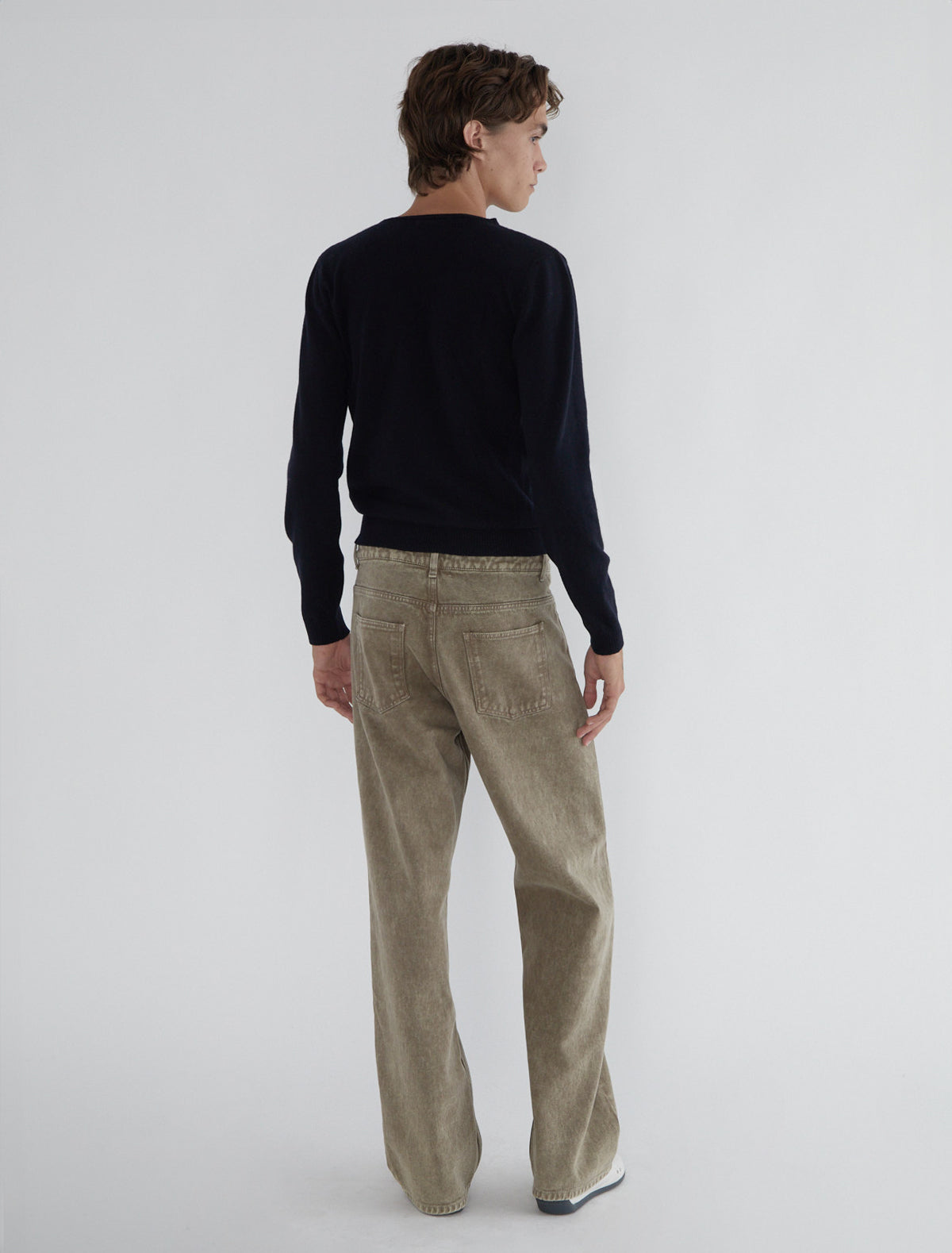 JAMES-Men's five-pocket trousers dyed in brown – paloma wool