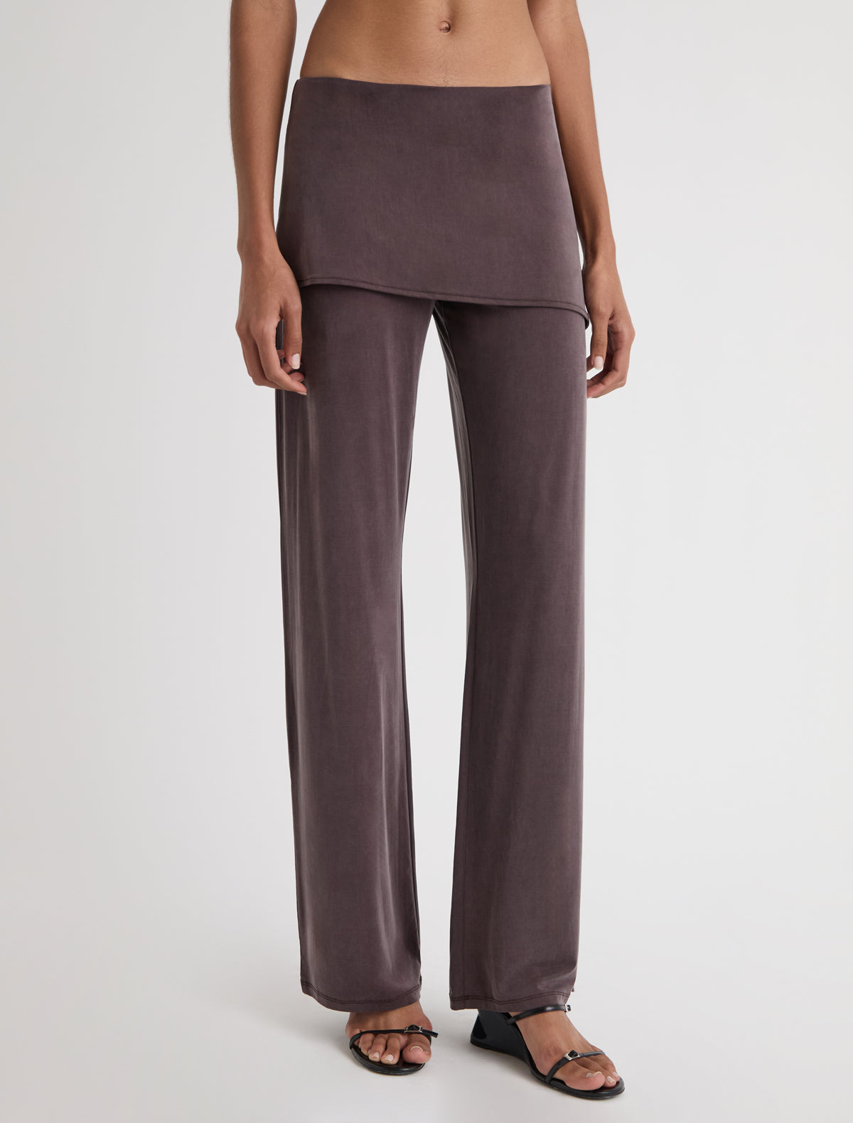 Alexia pants miniskirt cupro pants mahogany