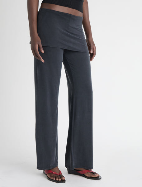ALEXIA- Black stitched pants and mini-skirt piece – paloma wool