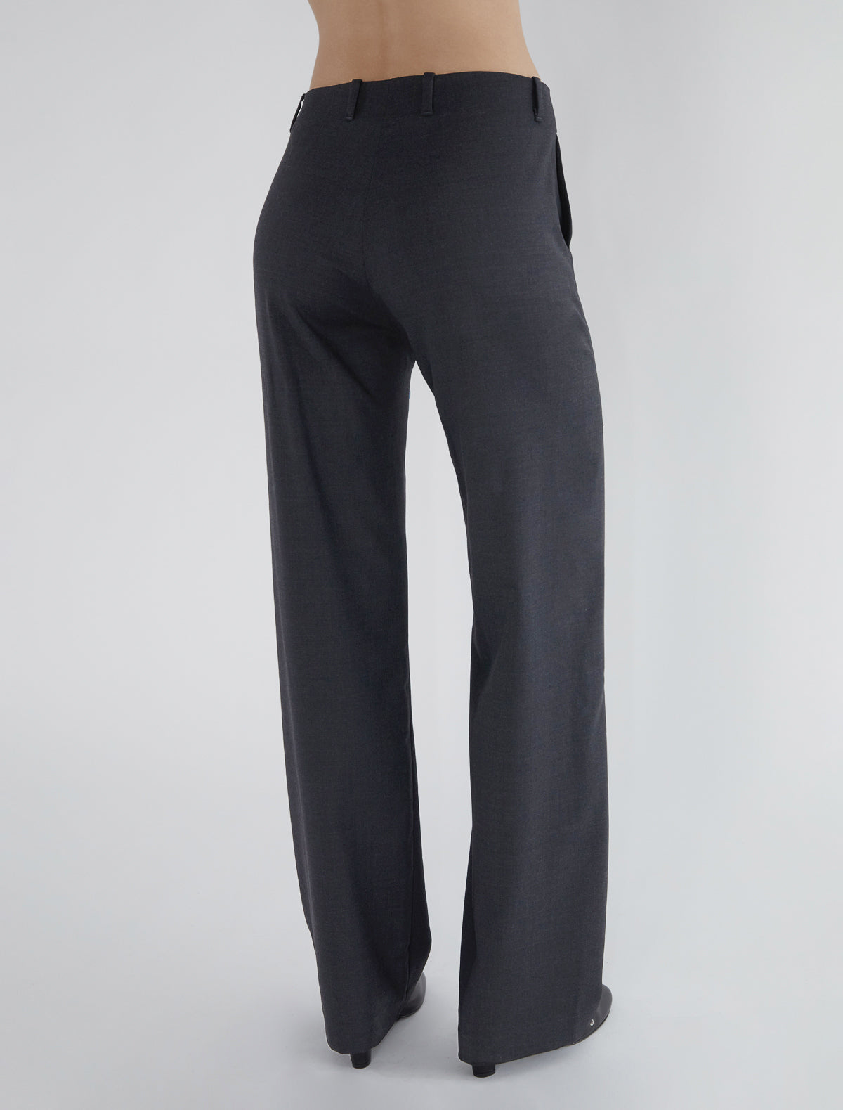 MUIR-Straight suit trousers with a welt pocket on one side
