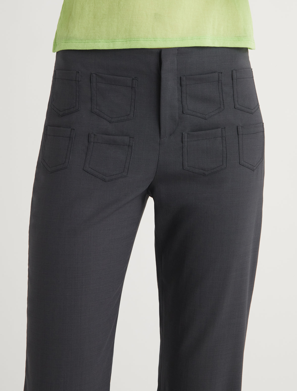 Plop tailored trousers multi mini pockets