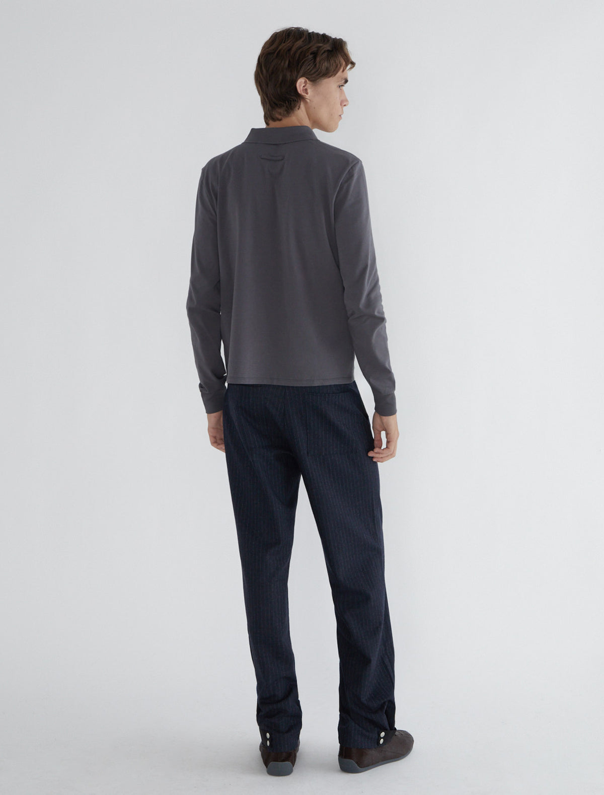 Plana men long sleeve polo neckline